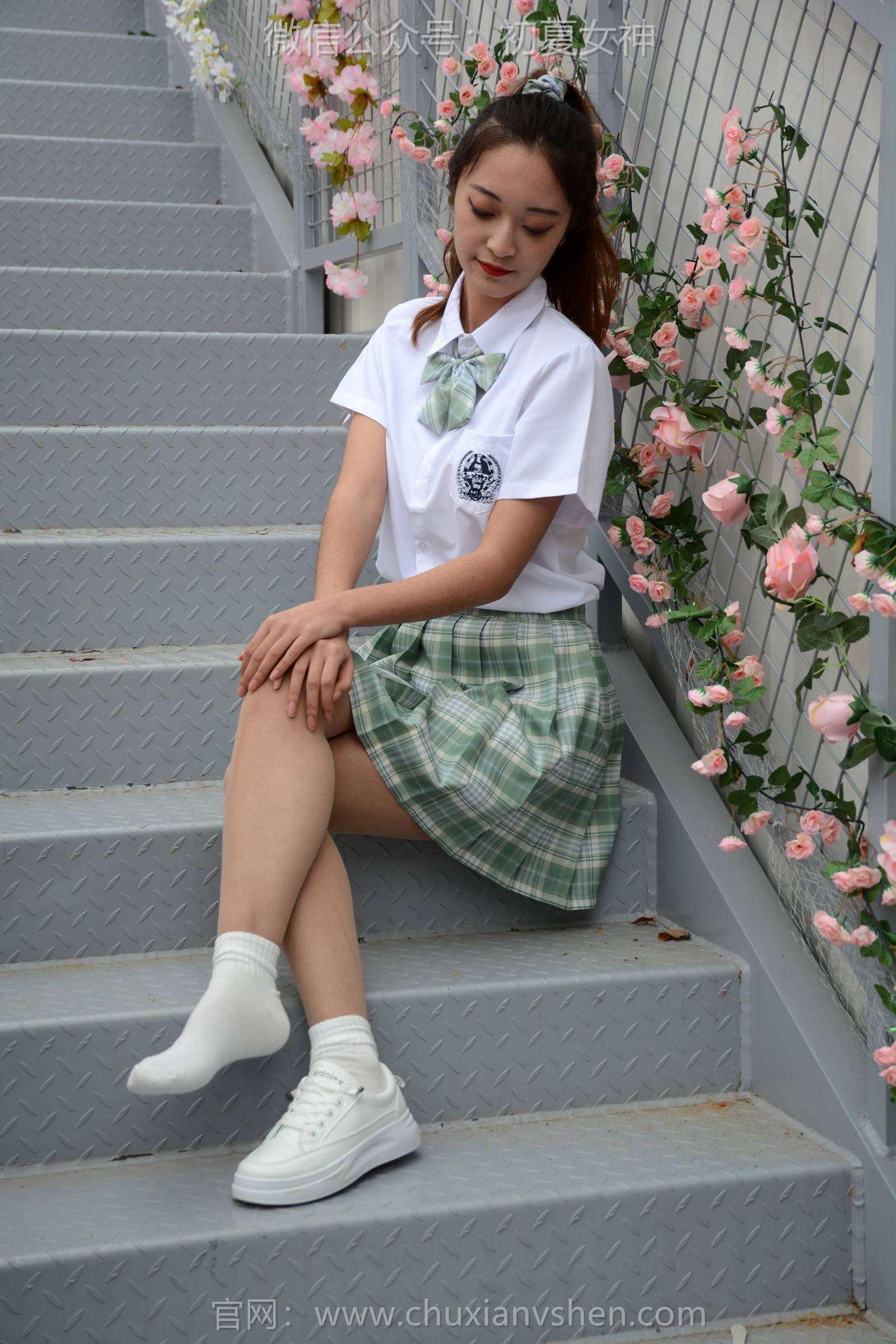 图片[65]-初夏女神 NO.134 依依 JK清风[120P] – 速更版-美库