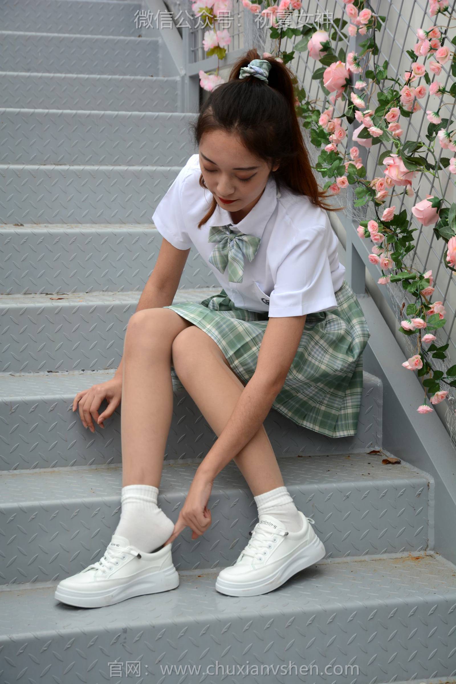 图片[67]-初夏女神 NO.134 依依 JK清风[120P] – 速更版-美库