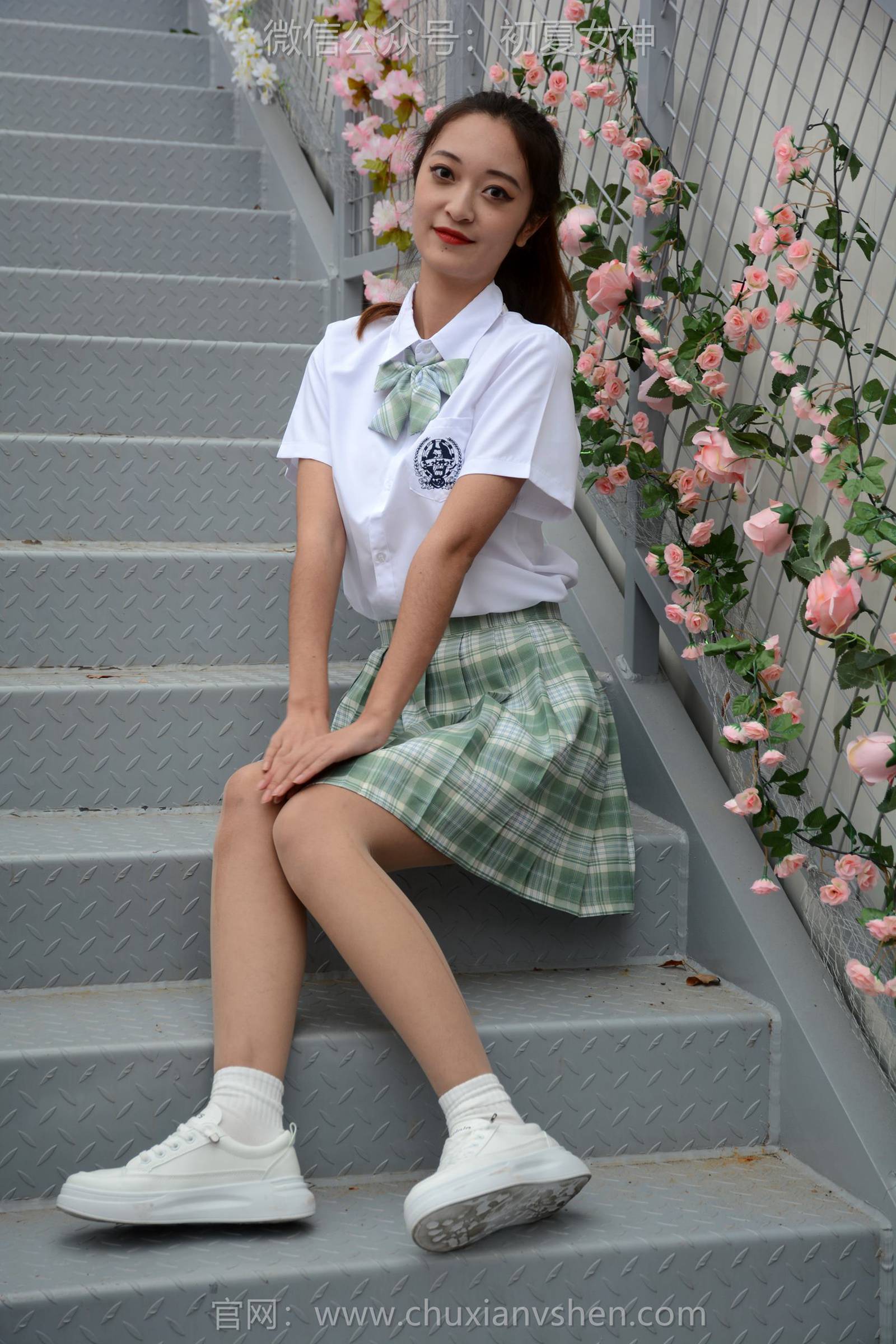 图片[69]-初夏女神 NO.134 依依 JK清风[120P] – 速更版-美库