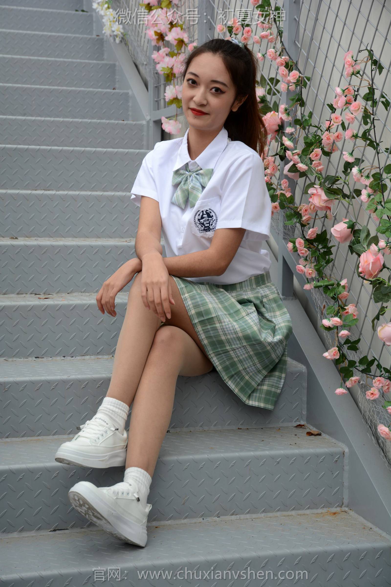 图片[73]-初夏女神 NO.134 依依 JK清风[120P] – 速更版-美库