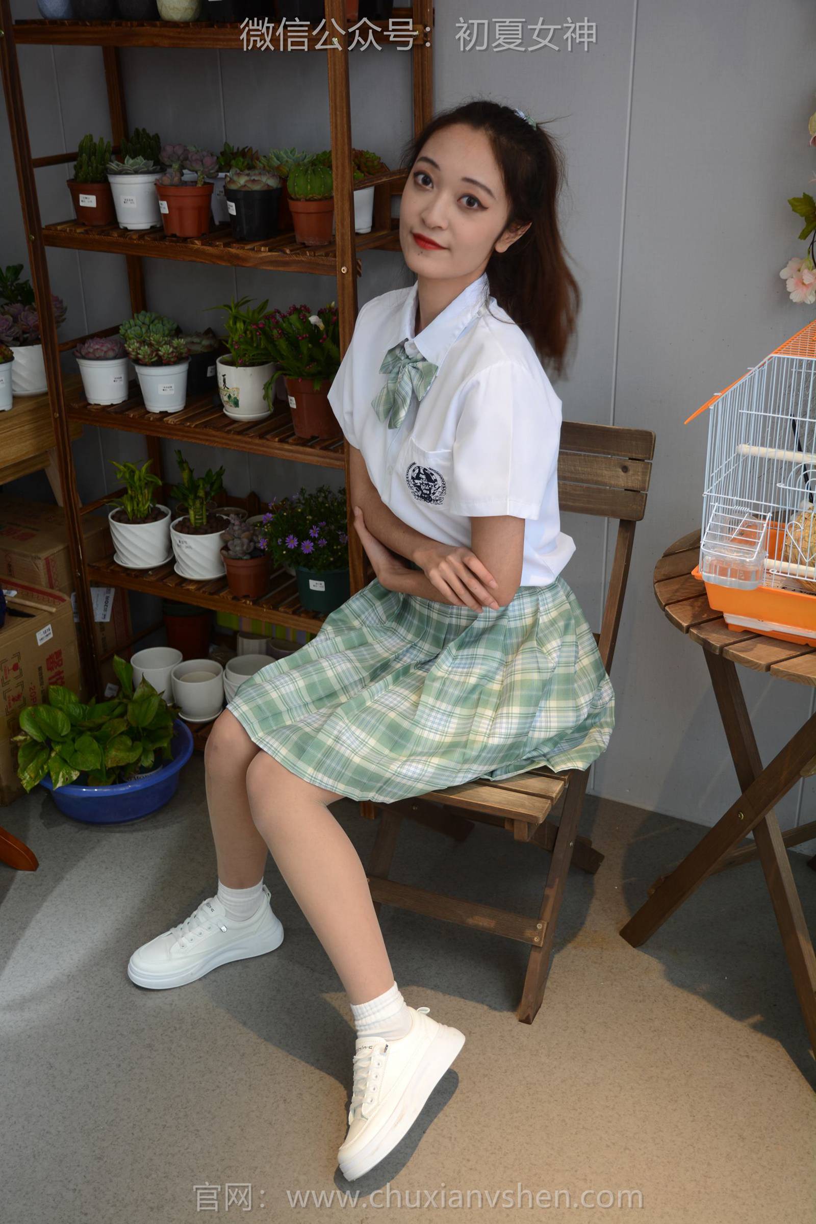 图片[88]-初夏女神 NO.134 依依 JK清风[120P] – 速更版-美库