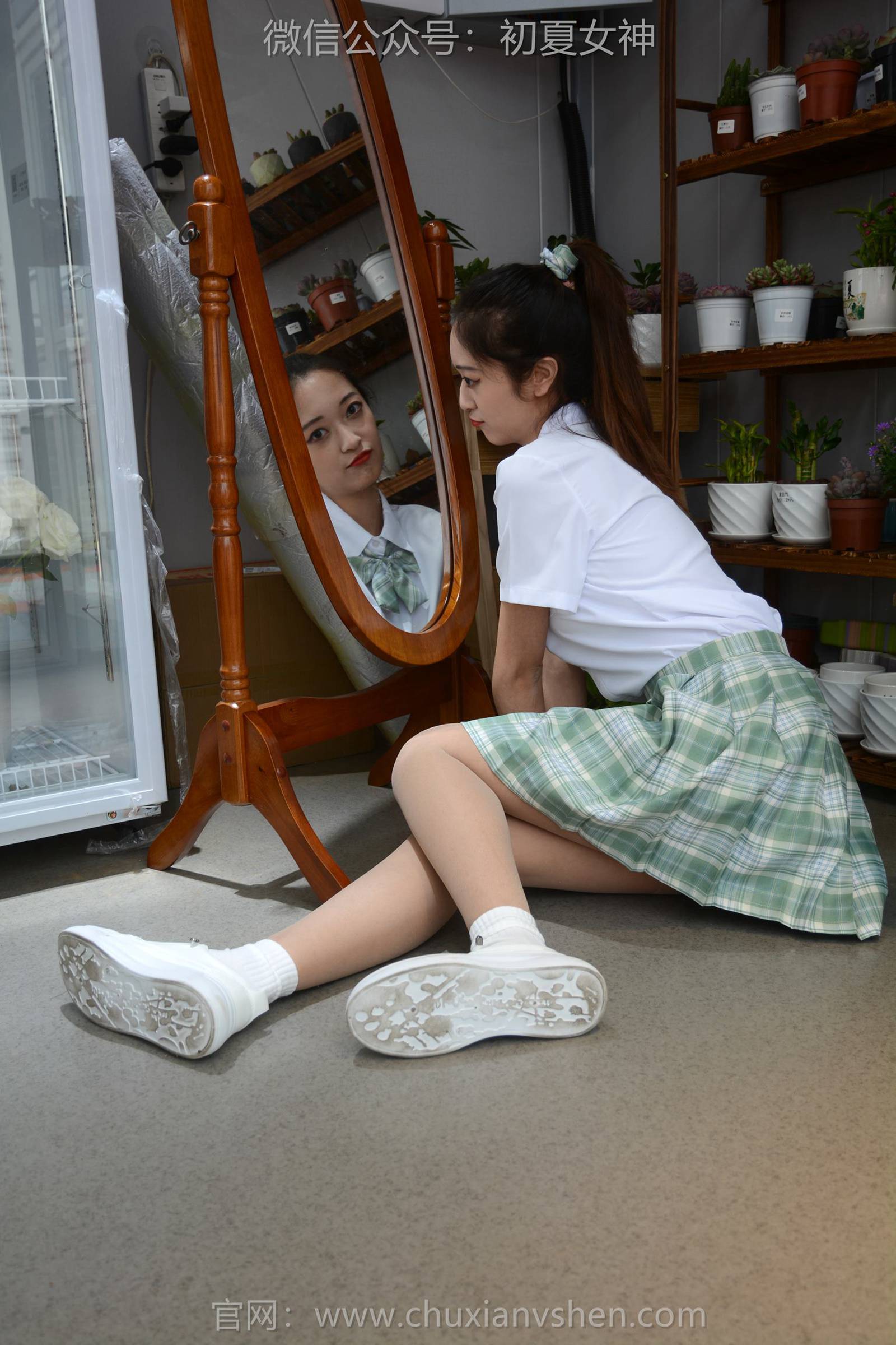 图片[99]-初夏女神 NO.134 依依 JK清风[120P] – 速更版-美库