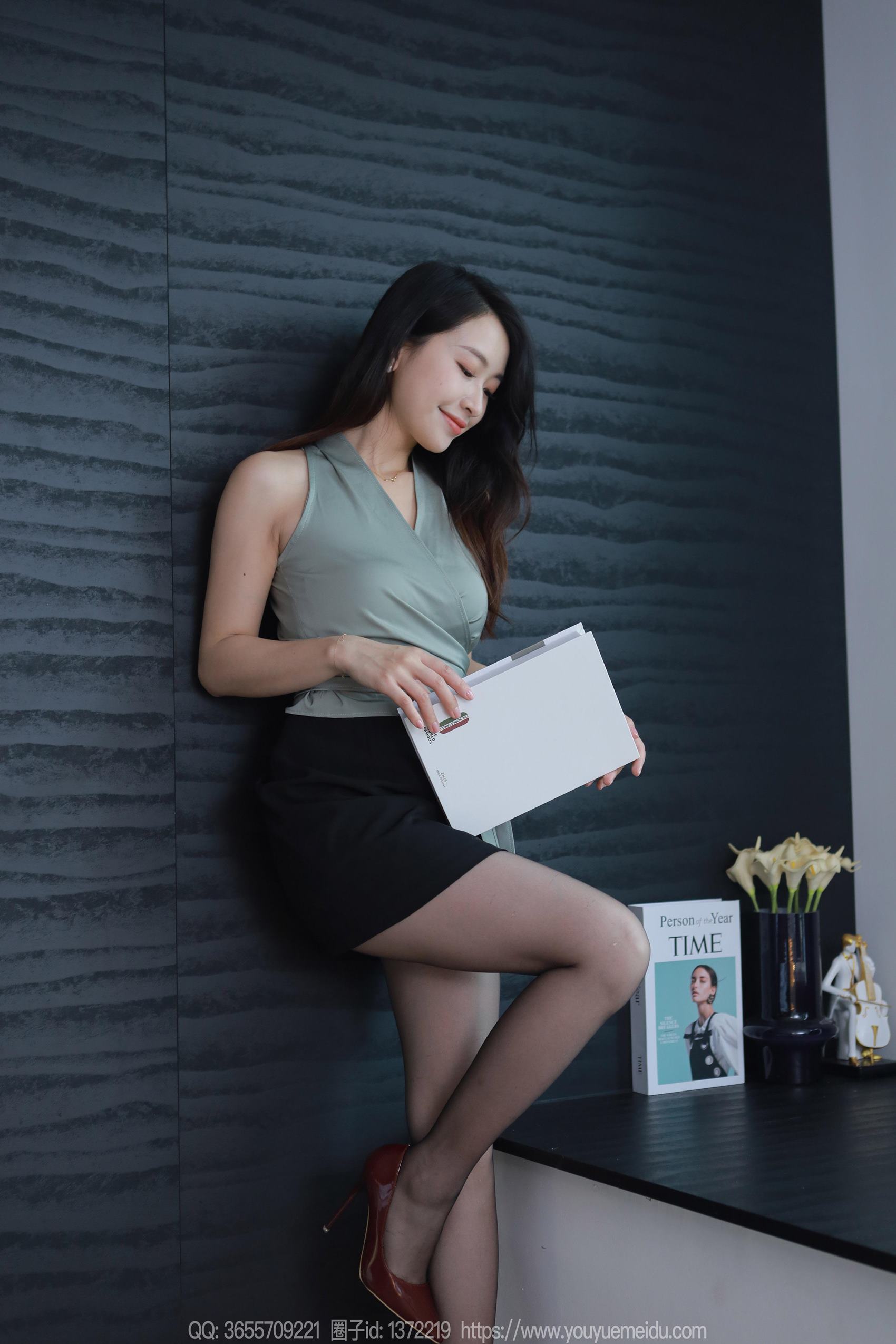 图片[10]-[IESS异思趣向] 2024.04.19 丝享家1720：小婕《嘿丝秘书》[86P] – 速更版-美库