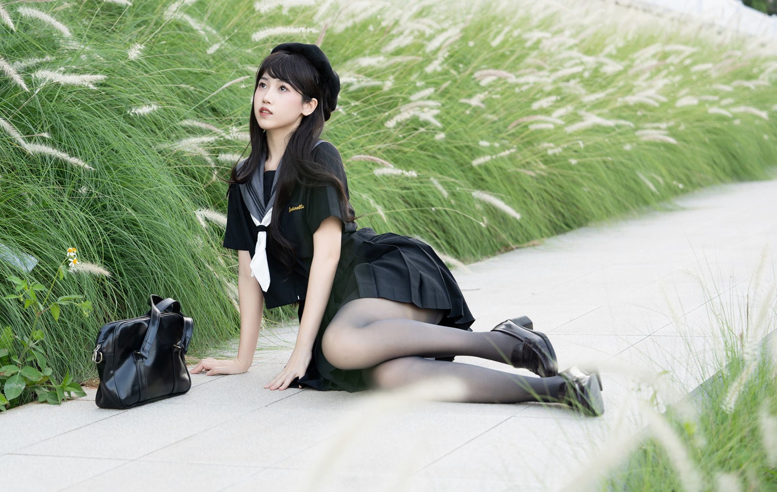 图片[39]-不呆猫 – 放课后野外JK[45P] – 速更版-美库