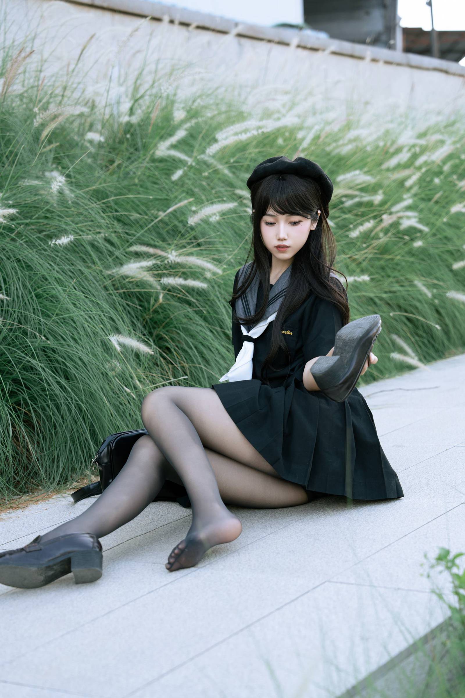 图片[40]-不呆猫 – 放课后野外JK[45P] – 速更版-美库