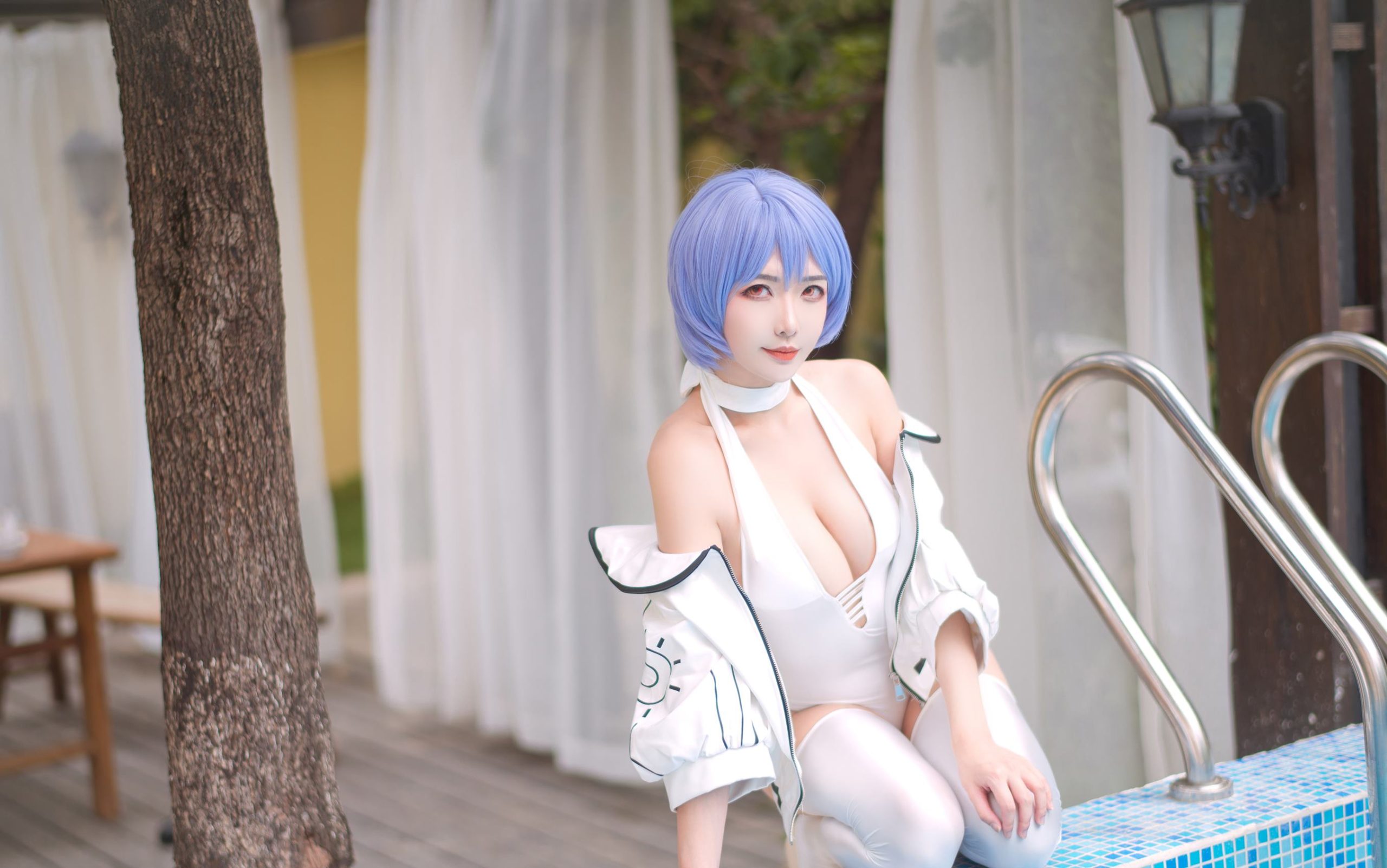 图片[10]-源纱希喵喵喵  – 狸猫 凌波丽COS[12P] – 速更版-美库