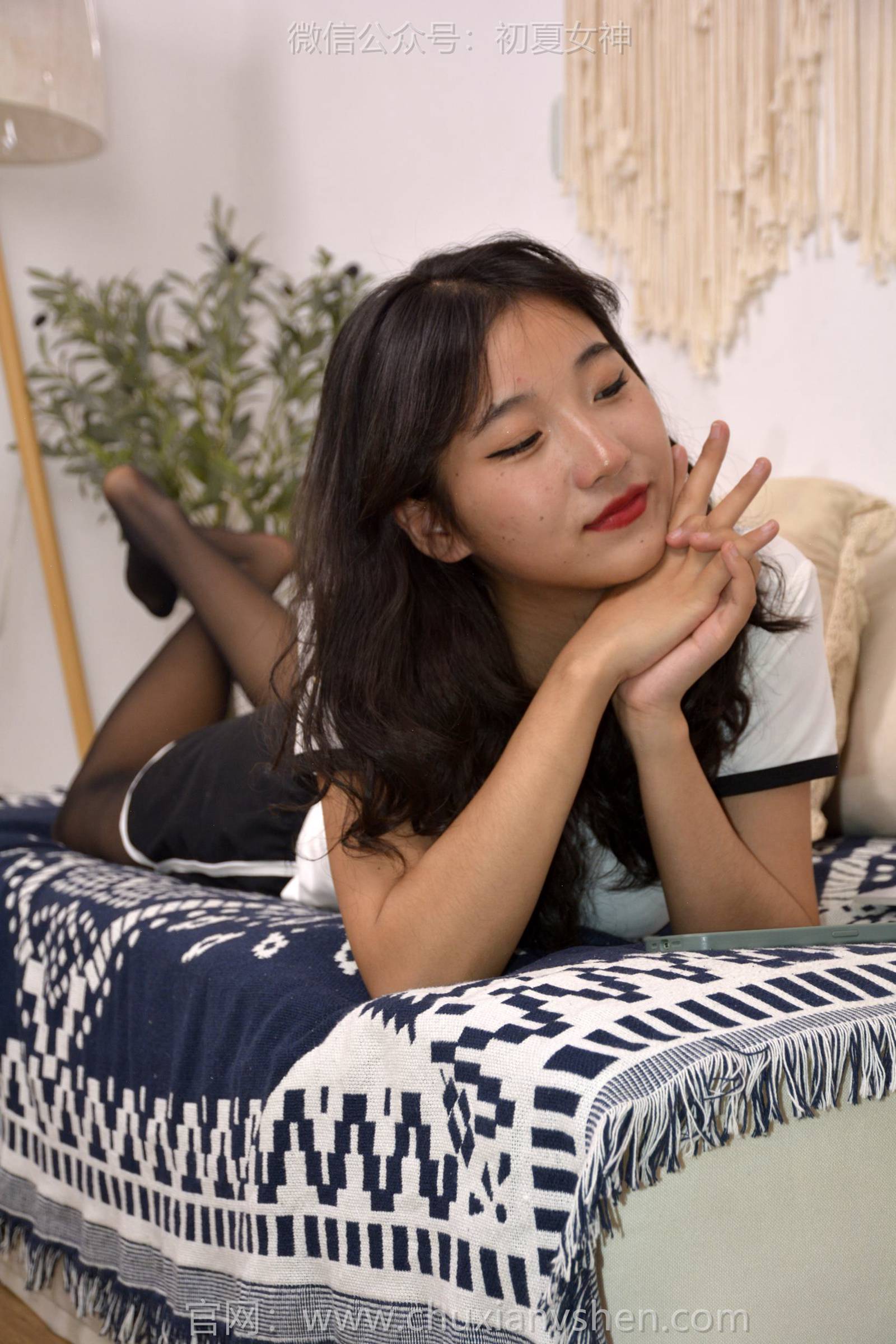 图片[95]-初夏女神 NO.135 点点 居家修养[130P] – 速更版-美库