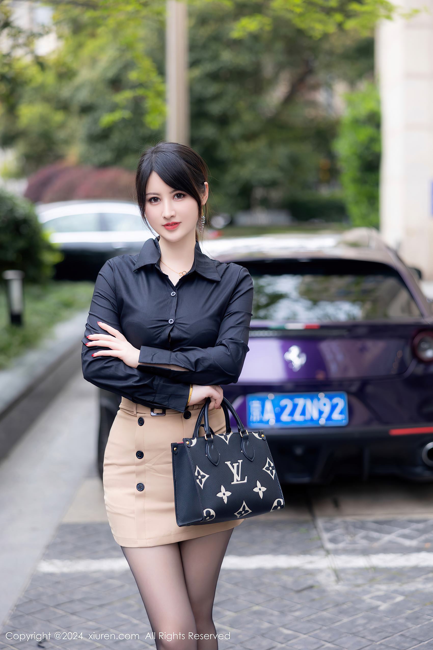 图片[53]-[Xiuren秀人网]2024.05.20 NO.8569 诗诗kiki 经典黑衬衫 [58+1P] – 速更版-美库