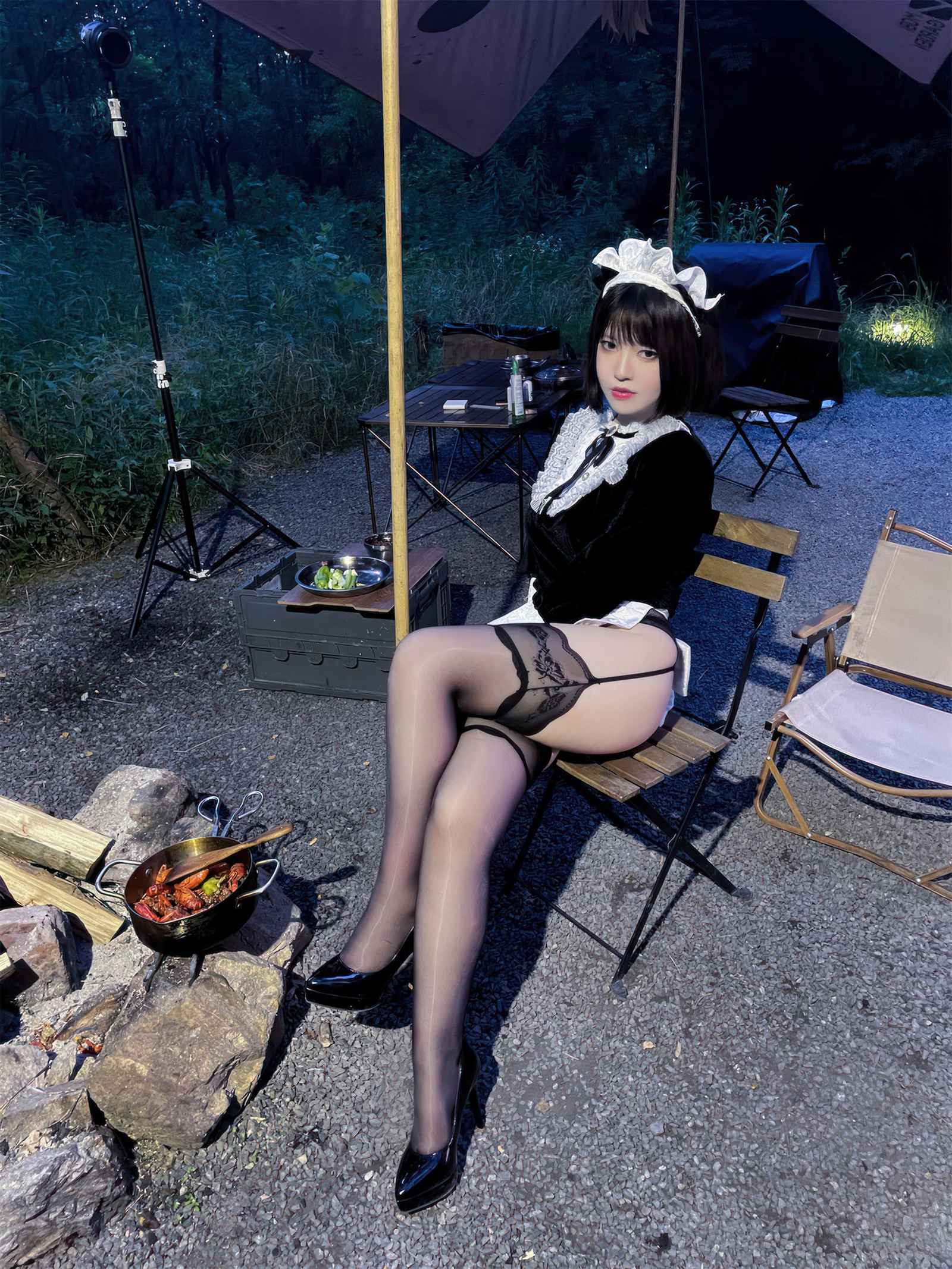 图片[10]-面饼仙儿  & 半半子 – Maid姉妹[55P] – 速更版-美库