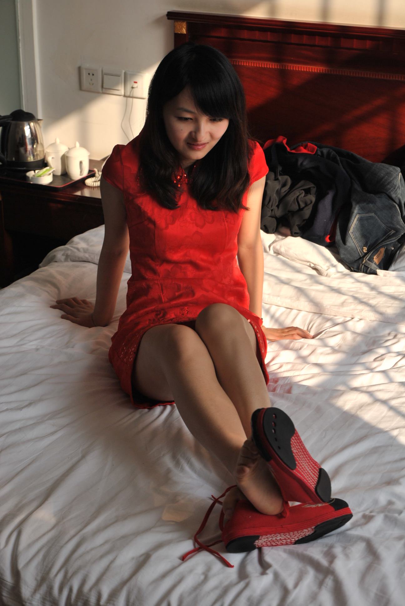 图片[69]-自由摄影 No.228 过年了，经典的旗袍让娜娜变得更唯美 [71P] – 速更版-美库