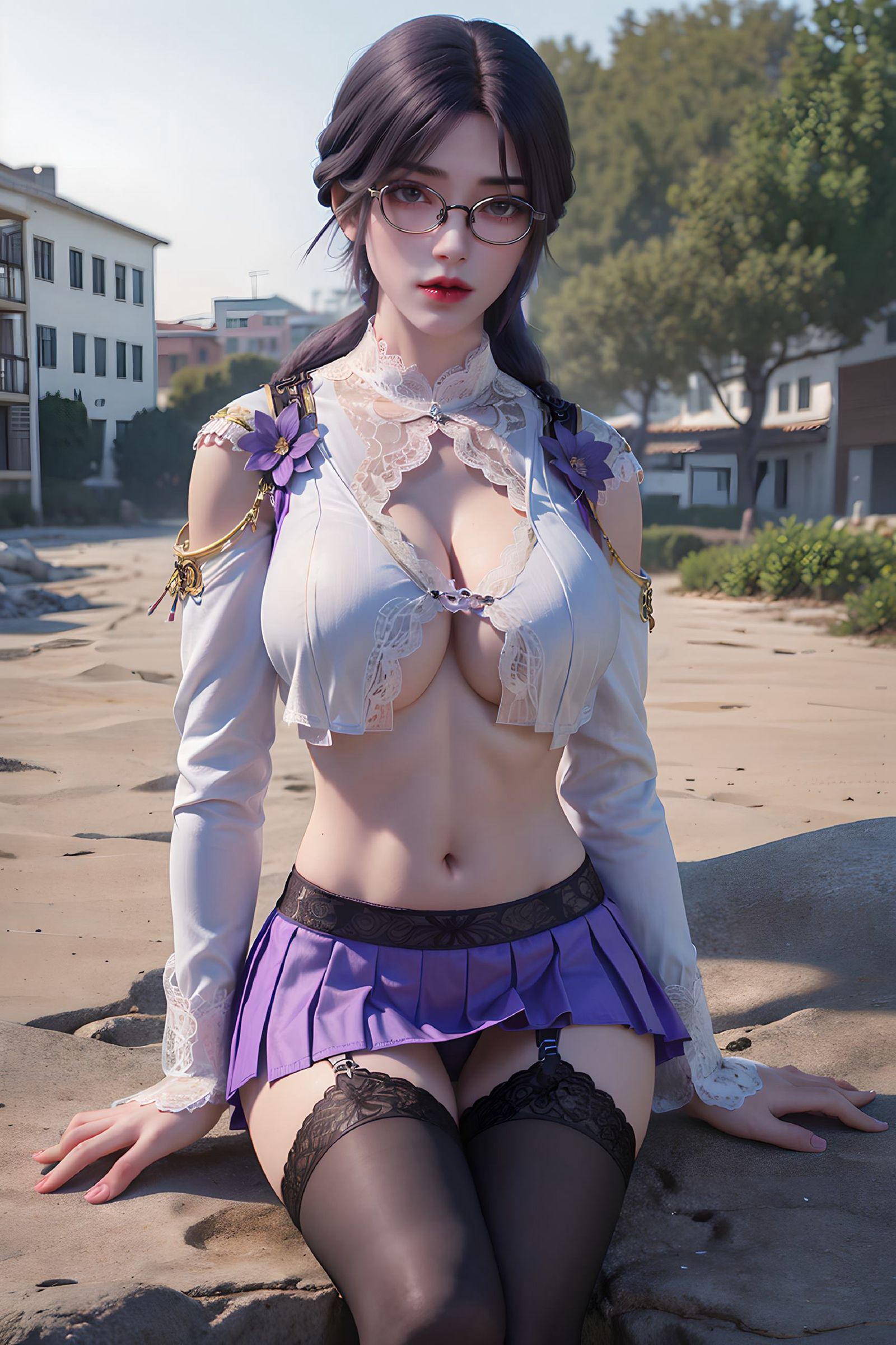 图片[11]-AI绘画 312 云曦眼镜妹[116P] – 速更版-美库