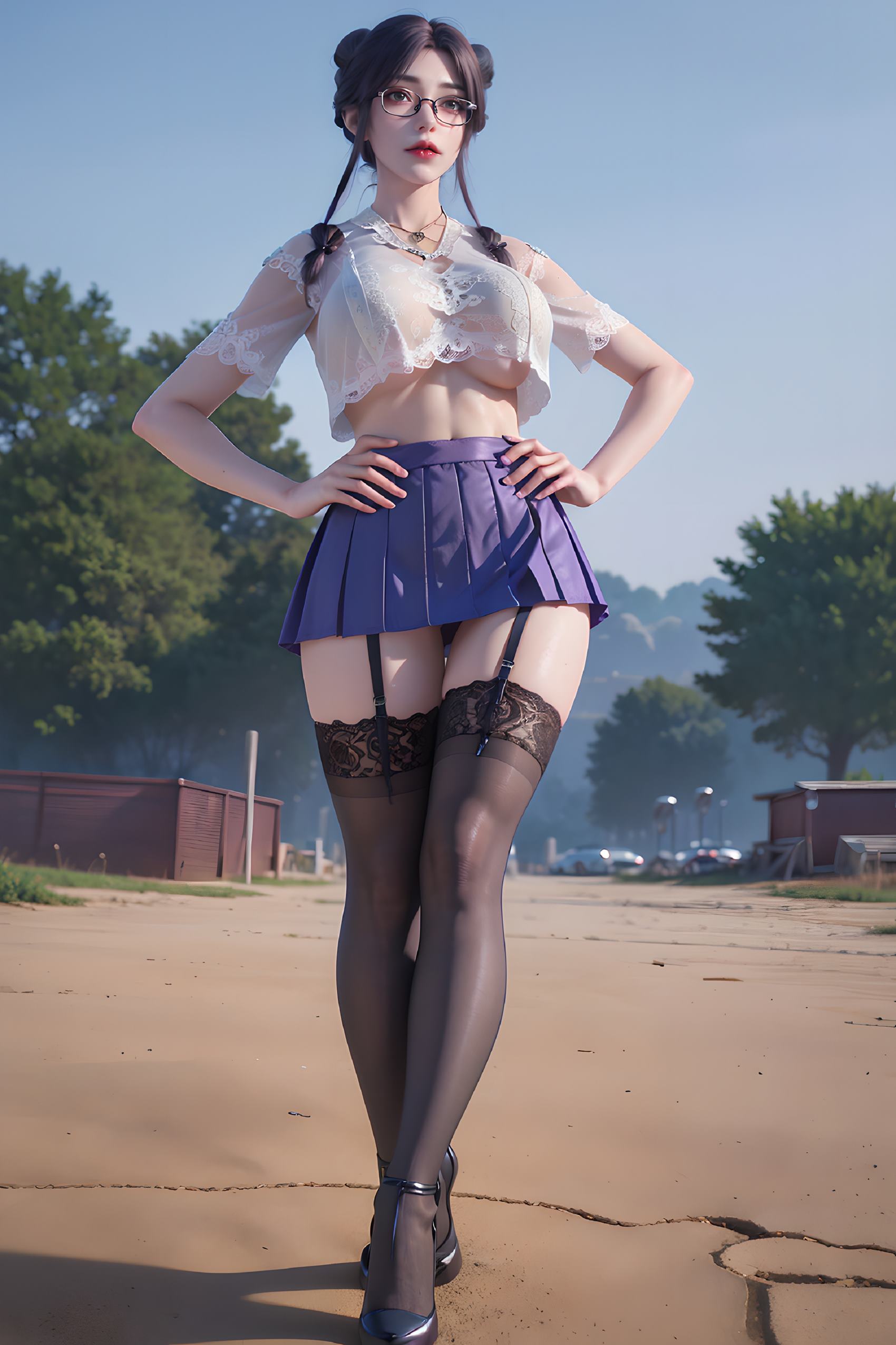 图片[13]-AI绘画 312 云曦眼镜妹[116P] – 速更版-美库