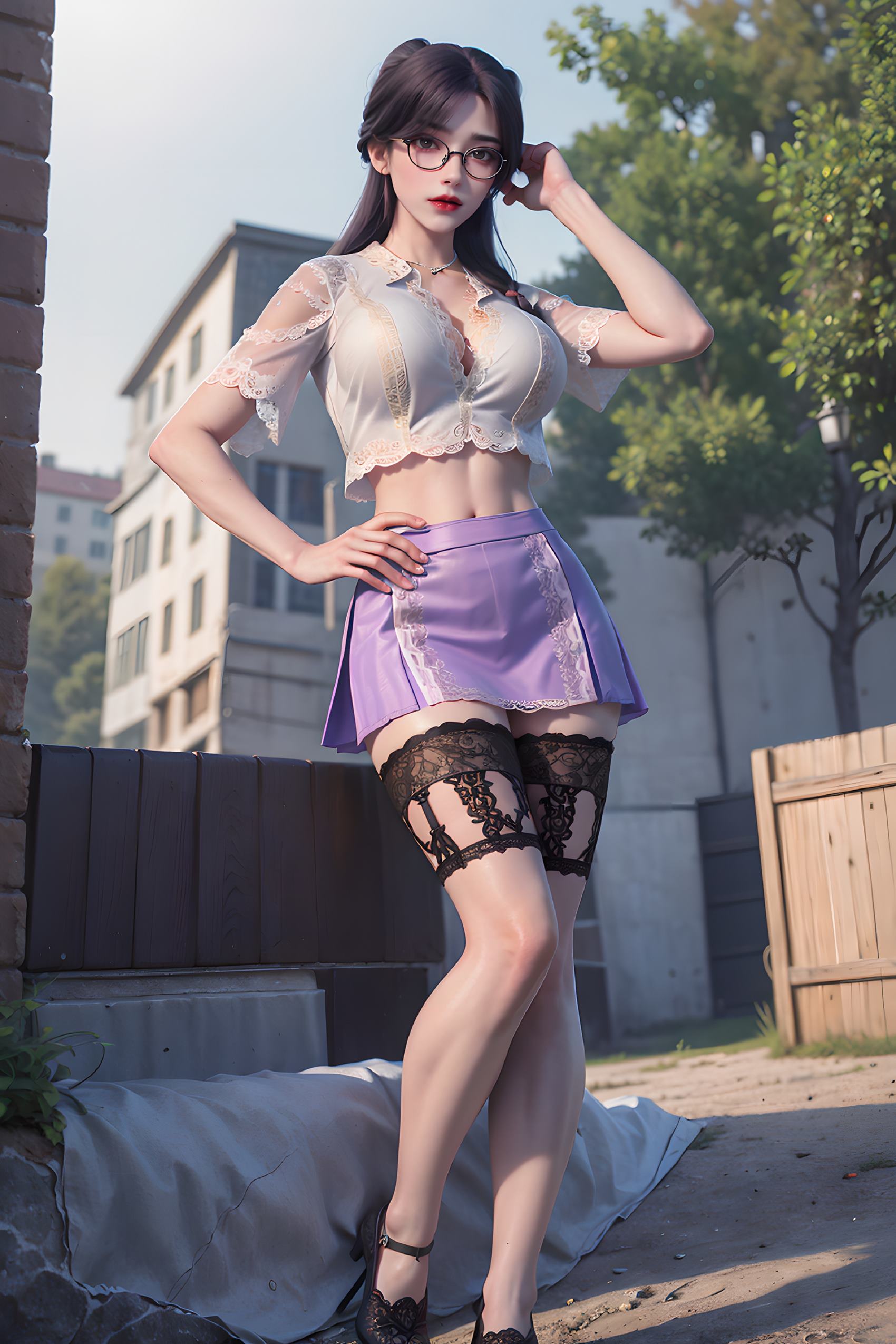 图片[14]-AI绘画 312 云曦眼镜妹[116P] – 速更版-美库