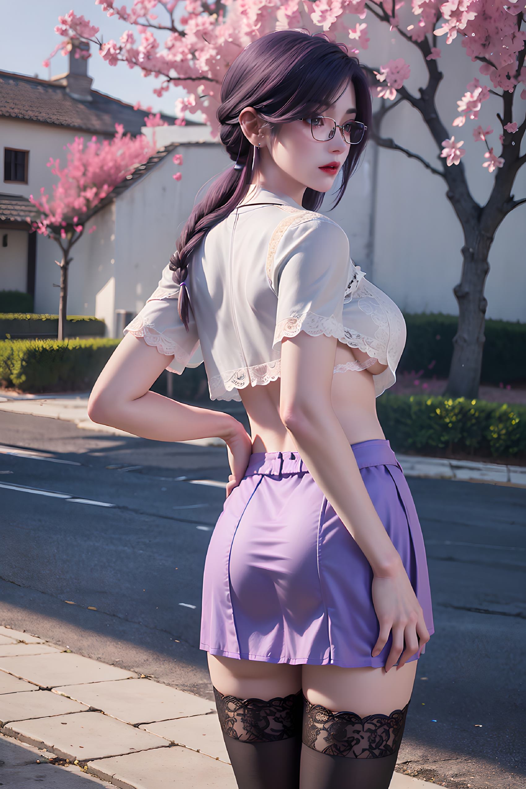 图片[22]-AI绘画 312 云曦眼镜妹[116P] – 速更版-美库