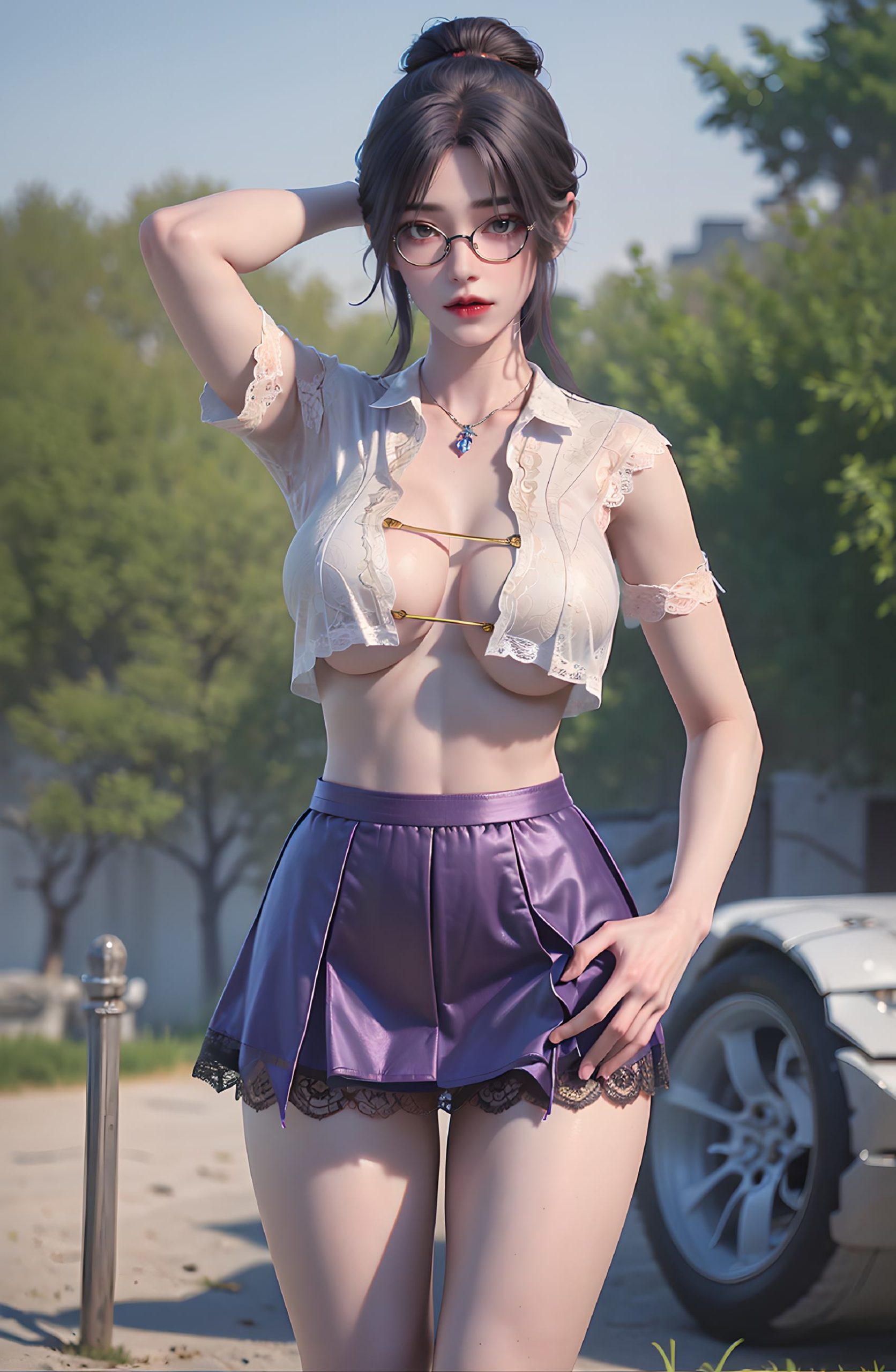 图片[28]-AI绘画 312 云曦眼镜妹[116P] – 速更版-美库