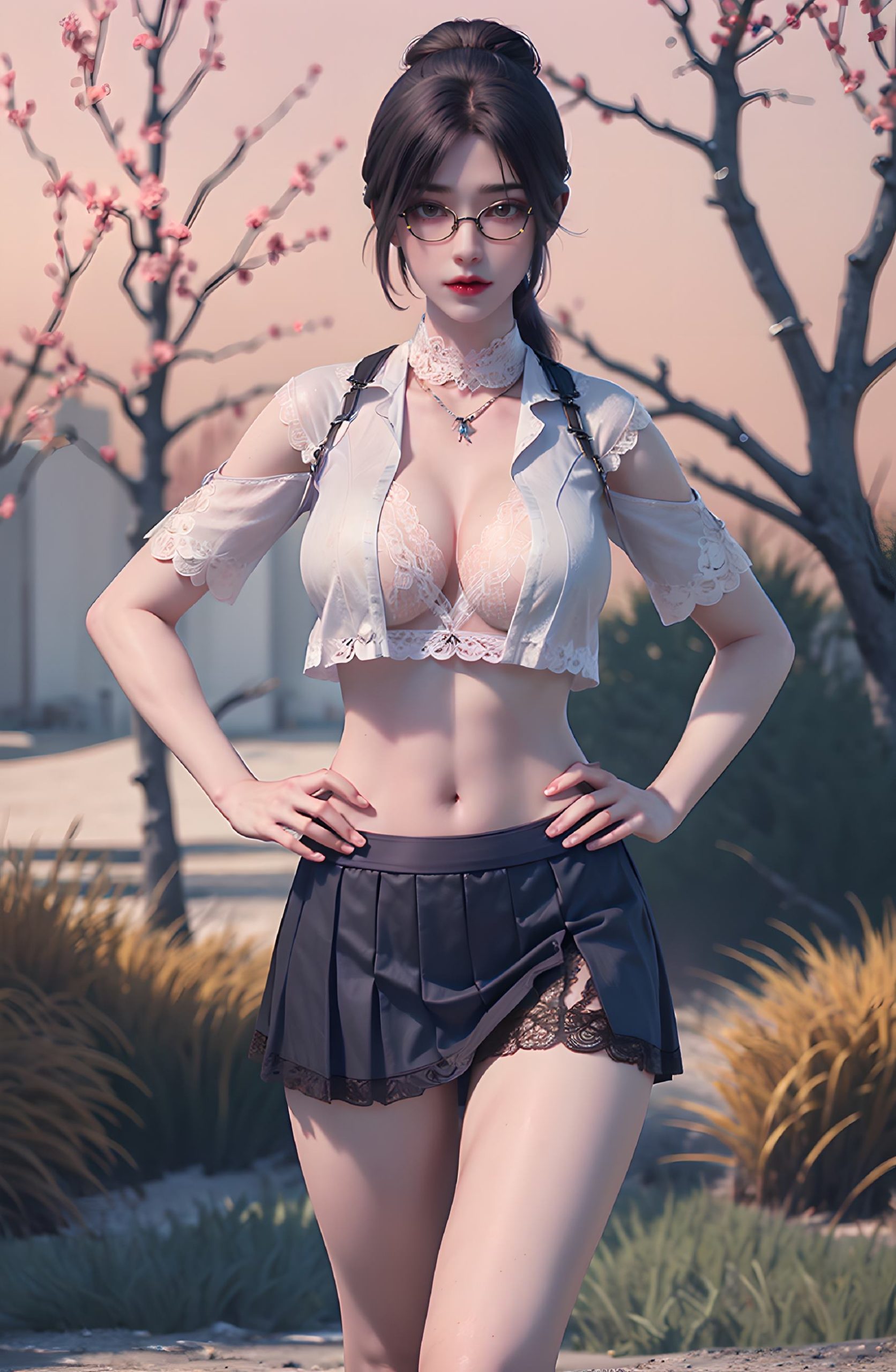 图片[33]-AI绘画 312 云曦眼镜妹[116P] – 速更版-美库