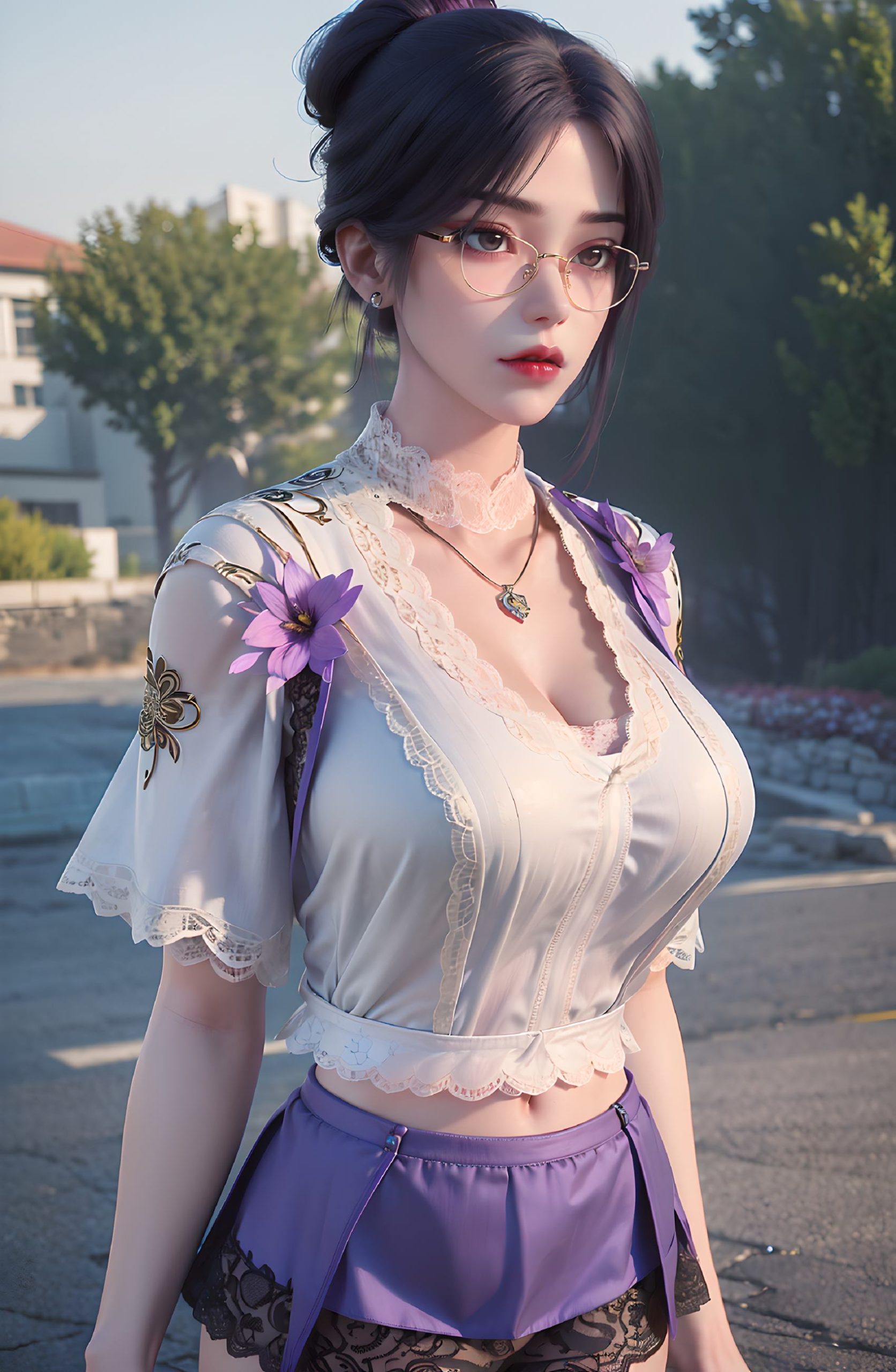 图片[36]-AI绘画 312 云曦眼镜妹[116P] – 速更版-美库