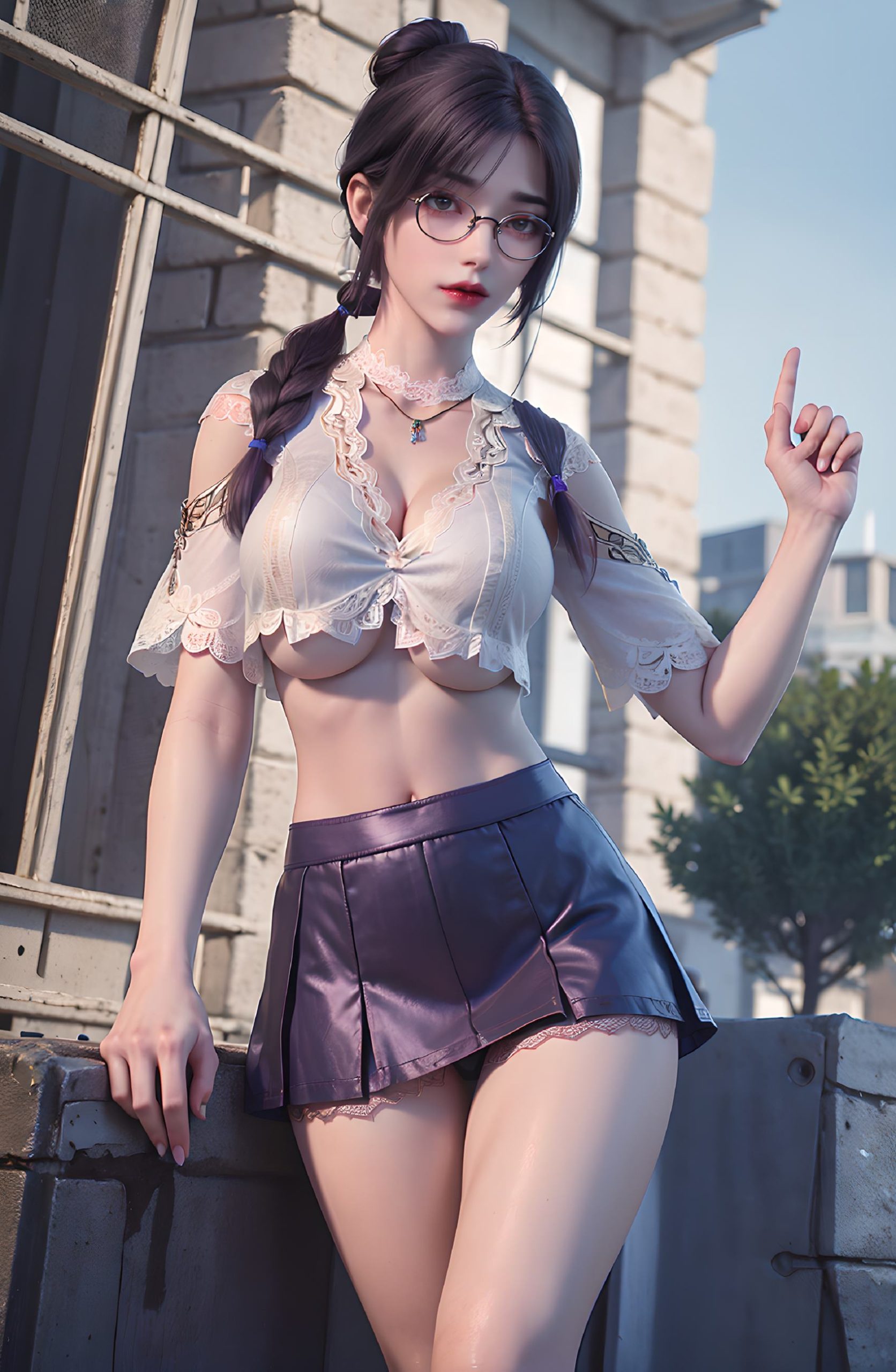 图片[42]-AI绘画 312 云曦眼镜妹[116P] – 速更版-美库