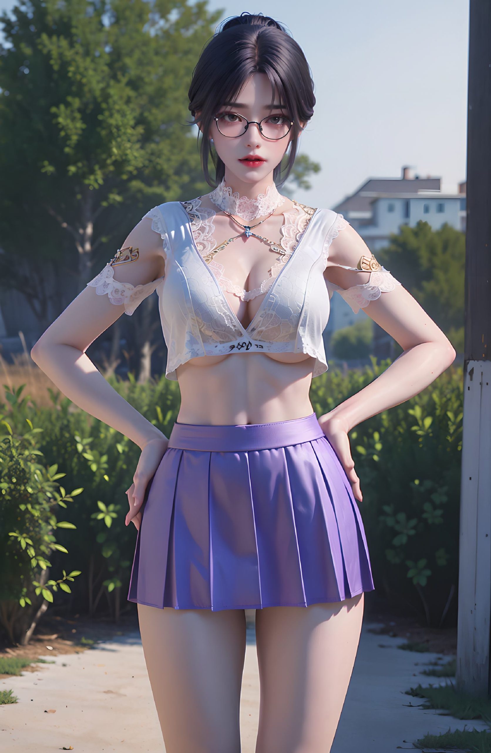 图片[55]-AI绘画 312 云曦眼镜妹[116P] – 速更版-美库