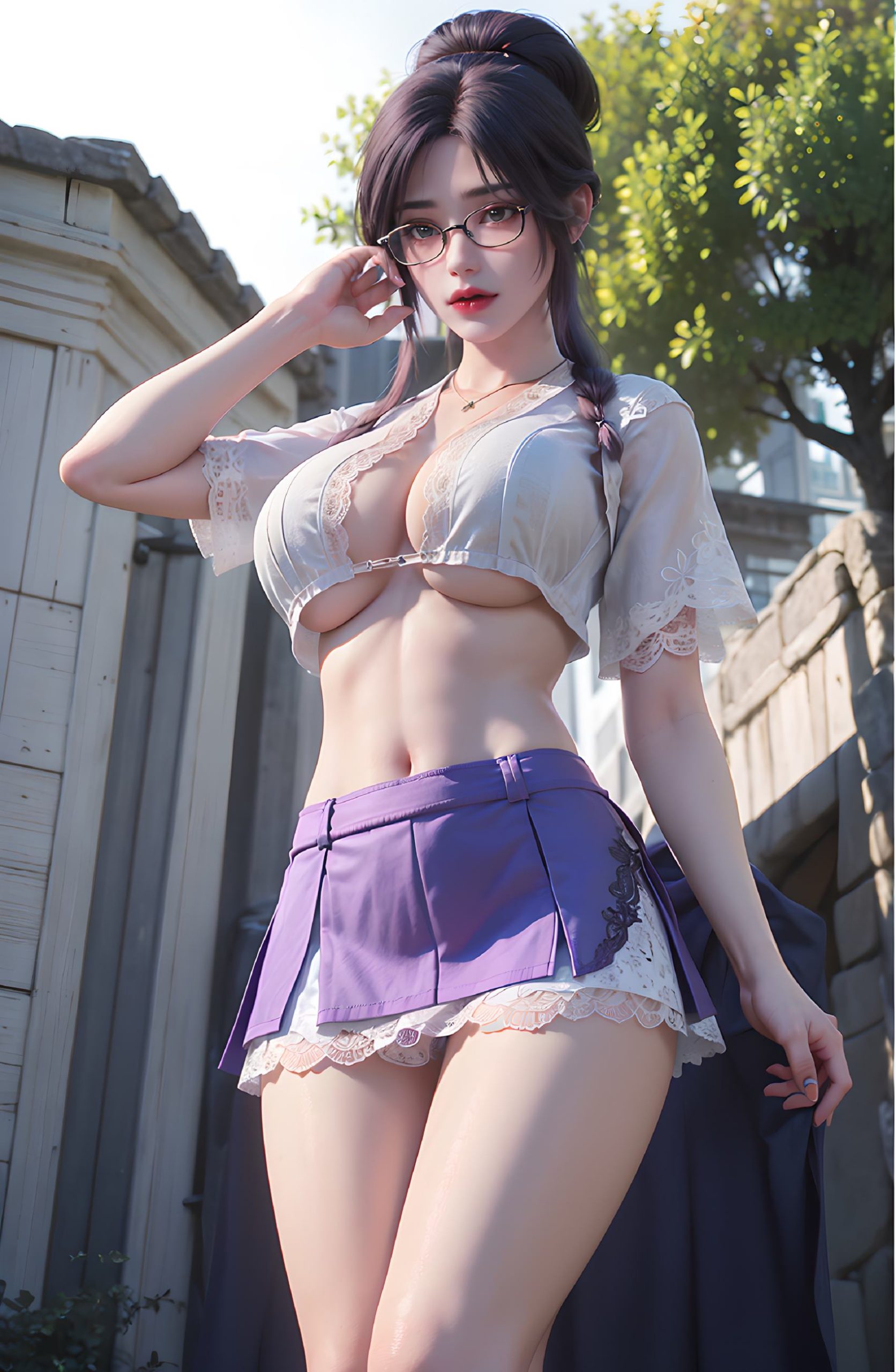 图片[62]-AI绘画 312 云曦眼镜妹[116P] – 速更版-美库