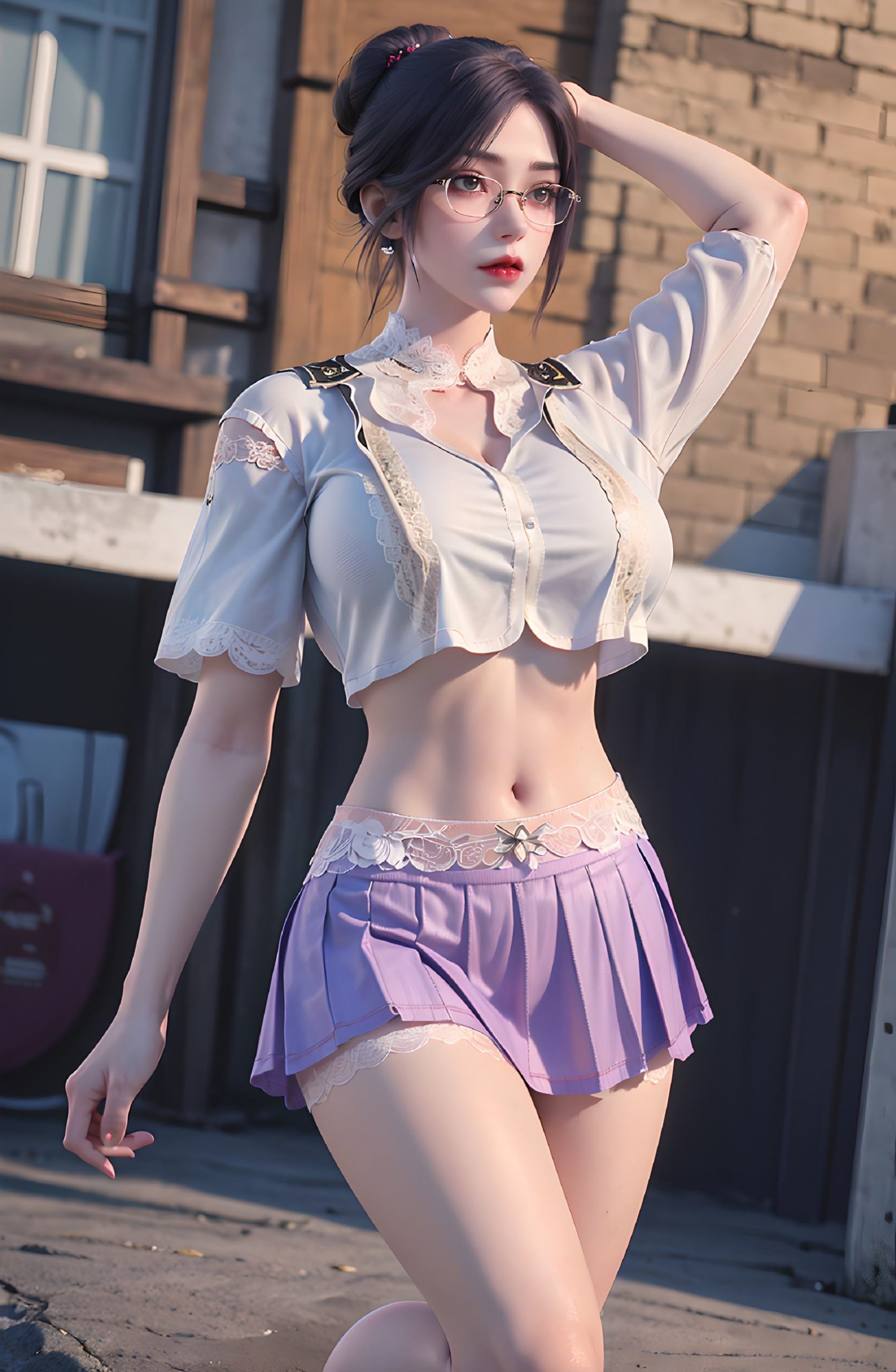 图片[65]-AI绘画 312 云曦眼镜妹[116P] – 速更版-美库