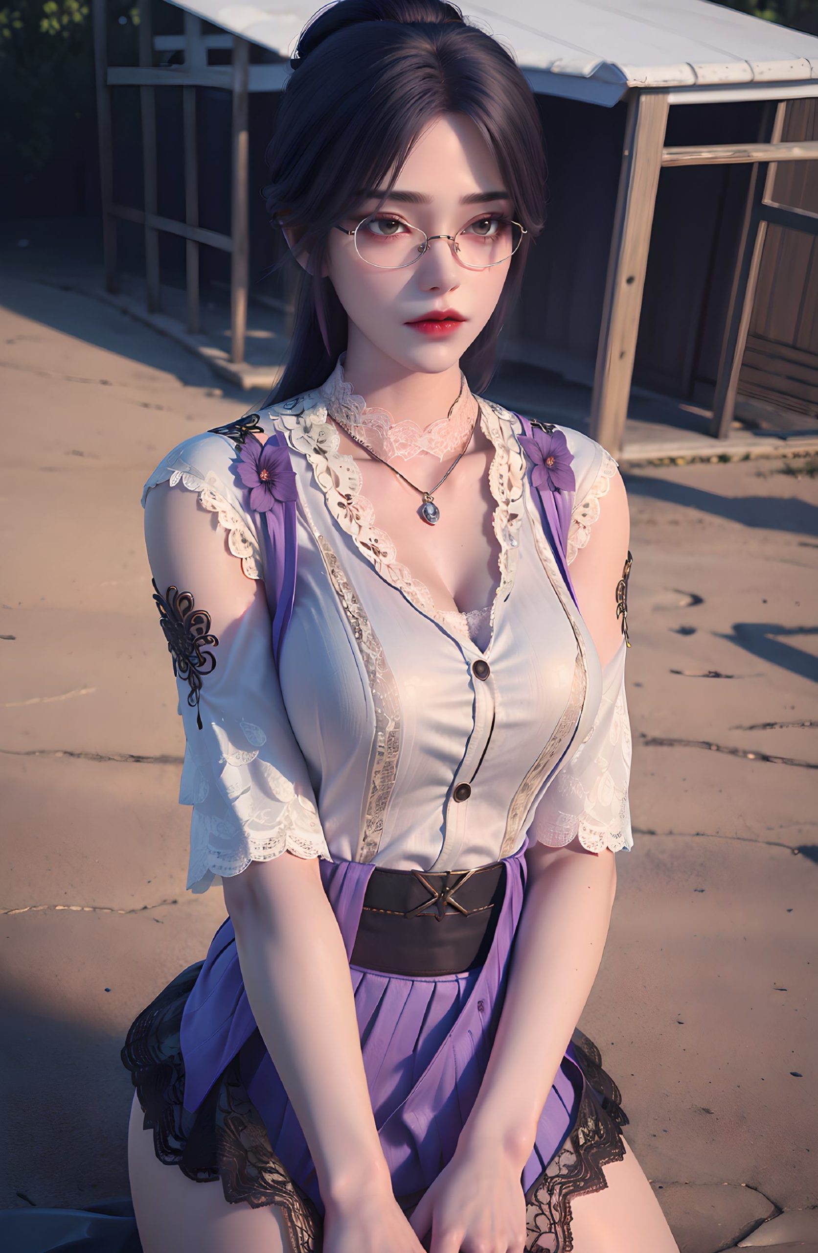 图片[84]-AI绘画 312 云曦眼镜妹[116P] – 速更版-美库