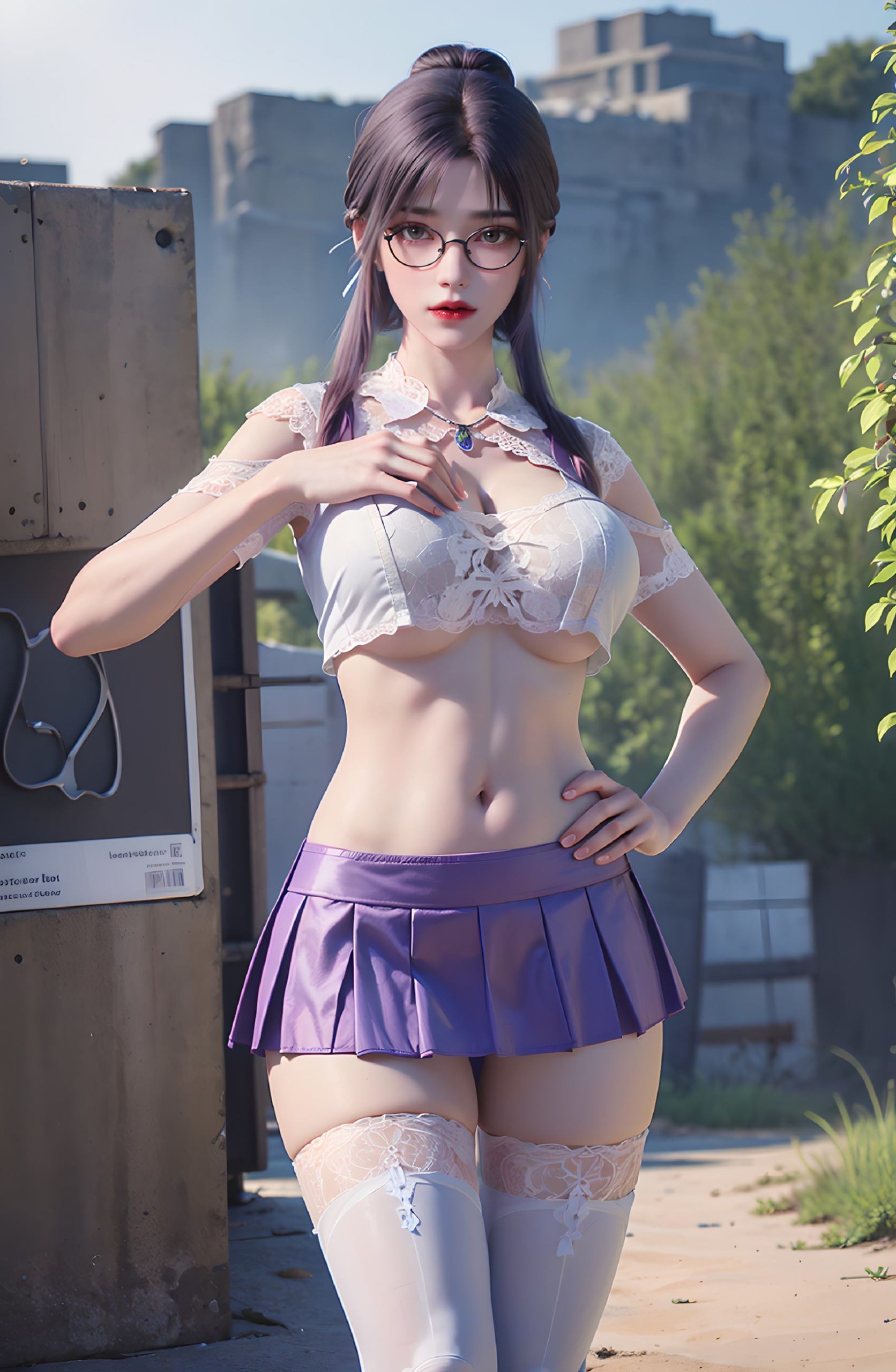 图片[108]-AI绘画 312 云曦眼镜妹[116P] – 速更版-美库