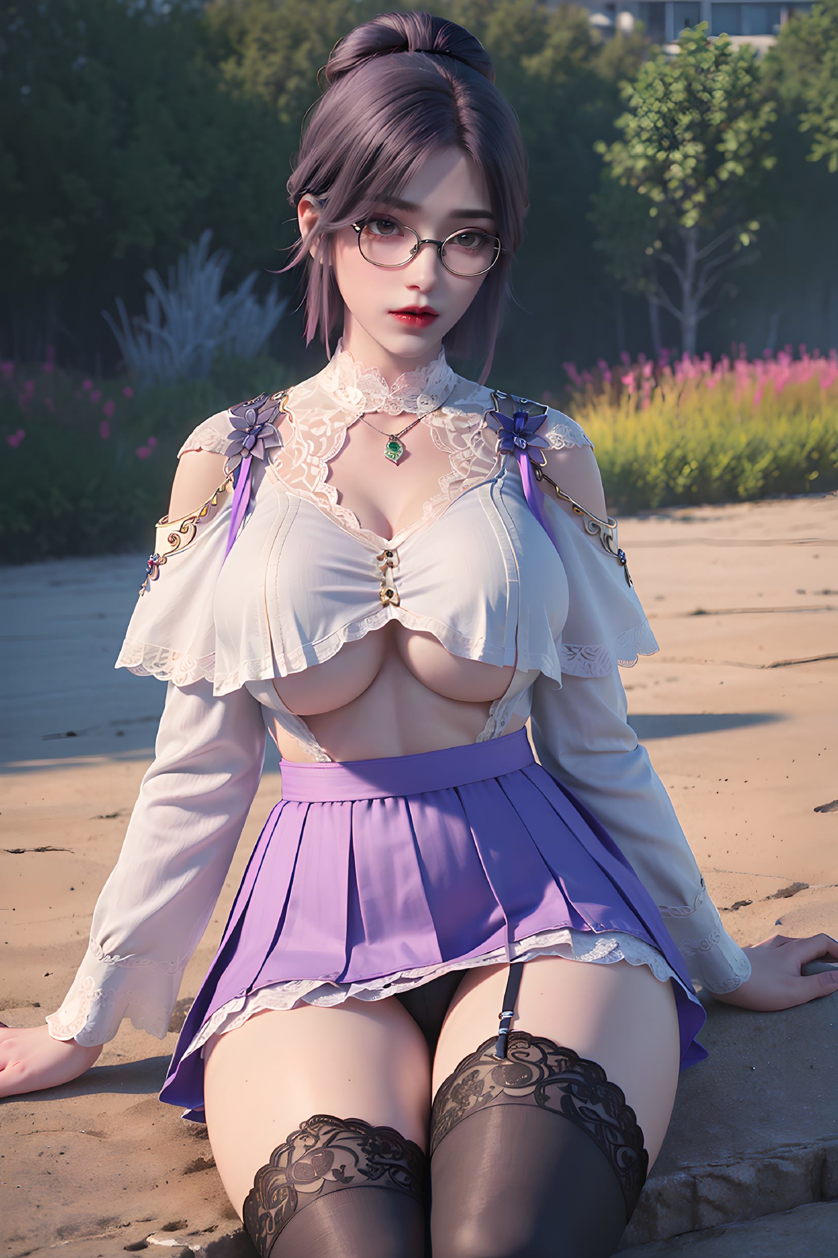 图片[111]-AI绘画 312 云曦眼镜妹[116P] – 速更版-美库