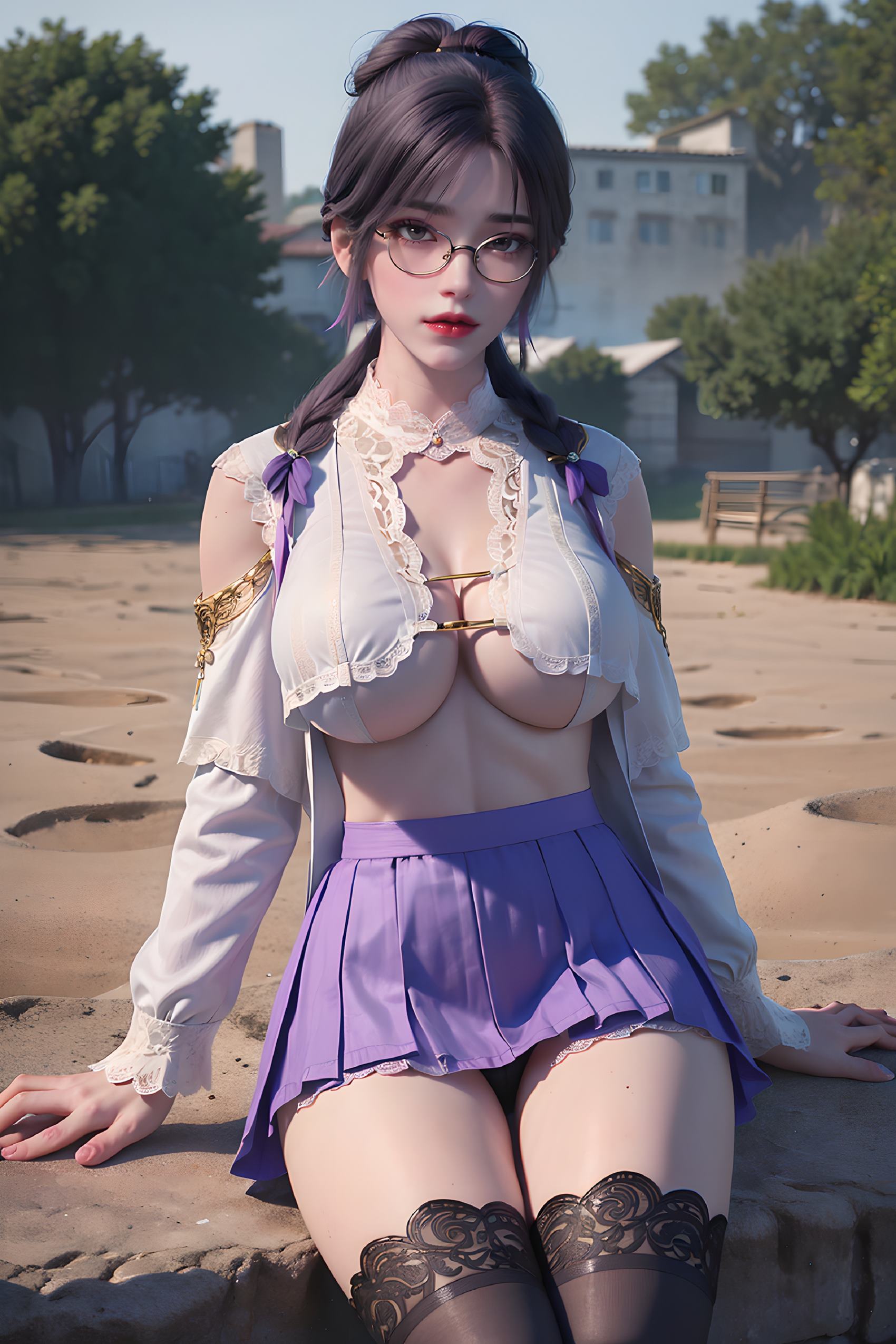 图片[112]-AI绘画 312 云曦眼镜妹[116P] – 速更版-美库