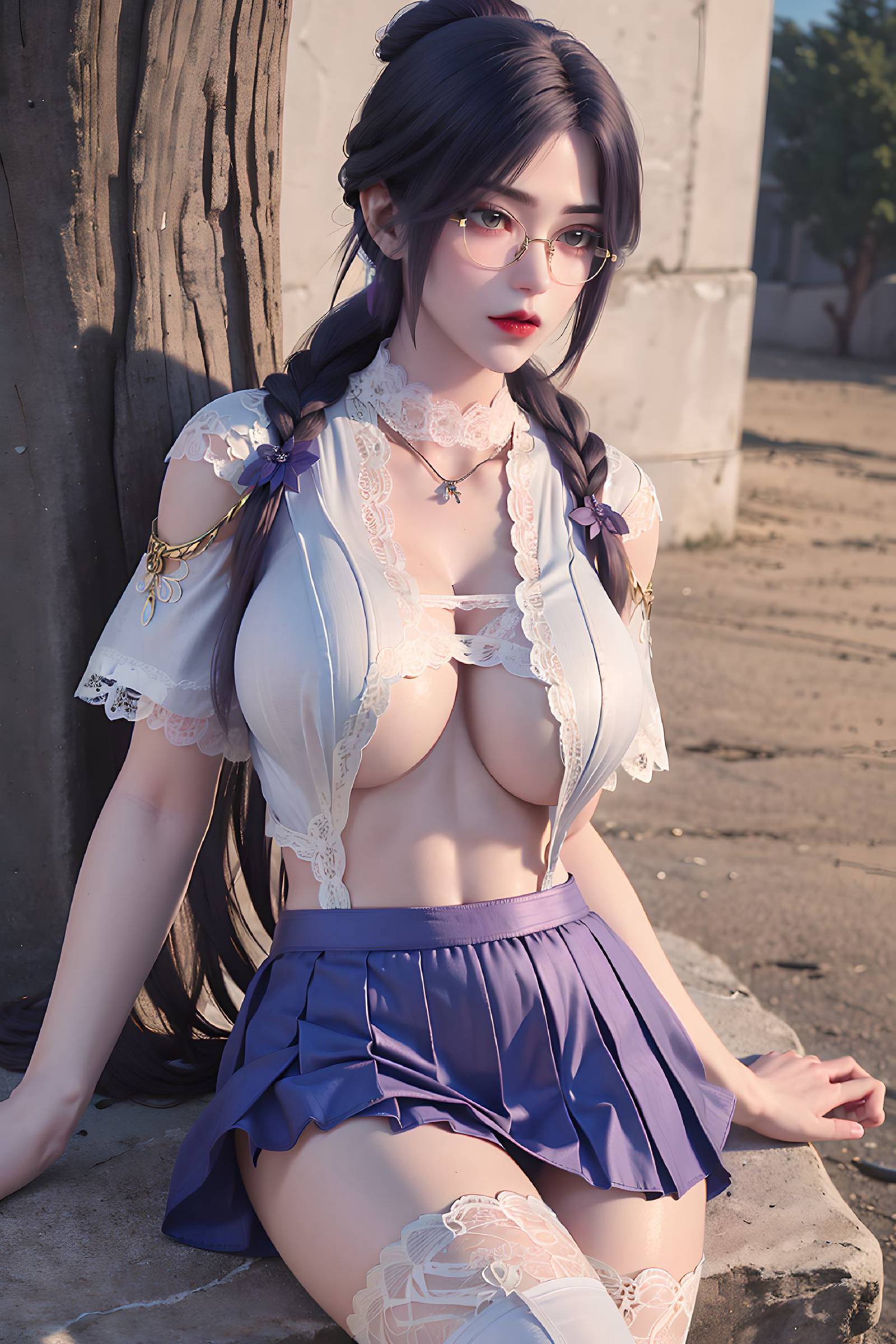 图片[117]-AI绘画 312 云曦眼镜妹[116P] – 速更版-美库