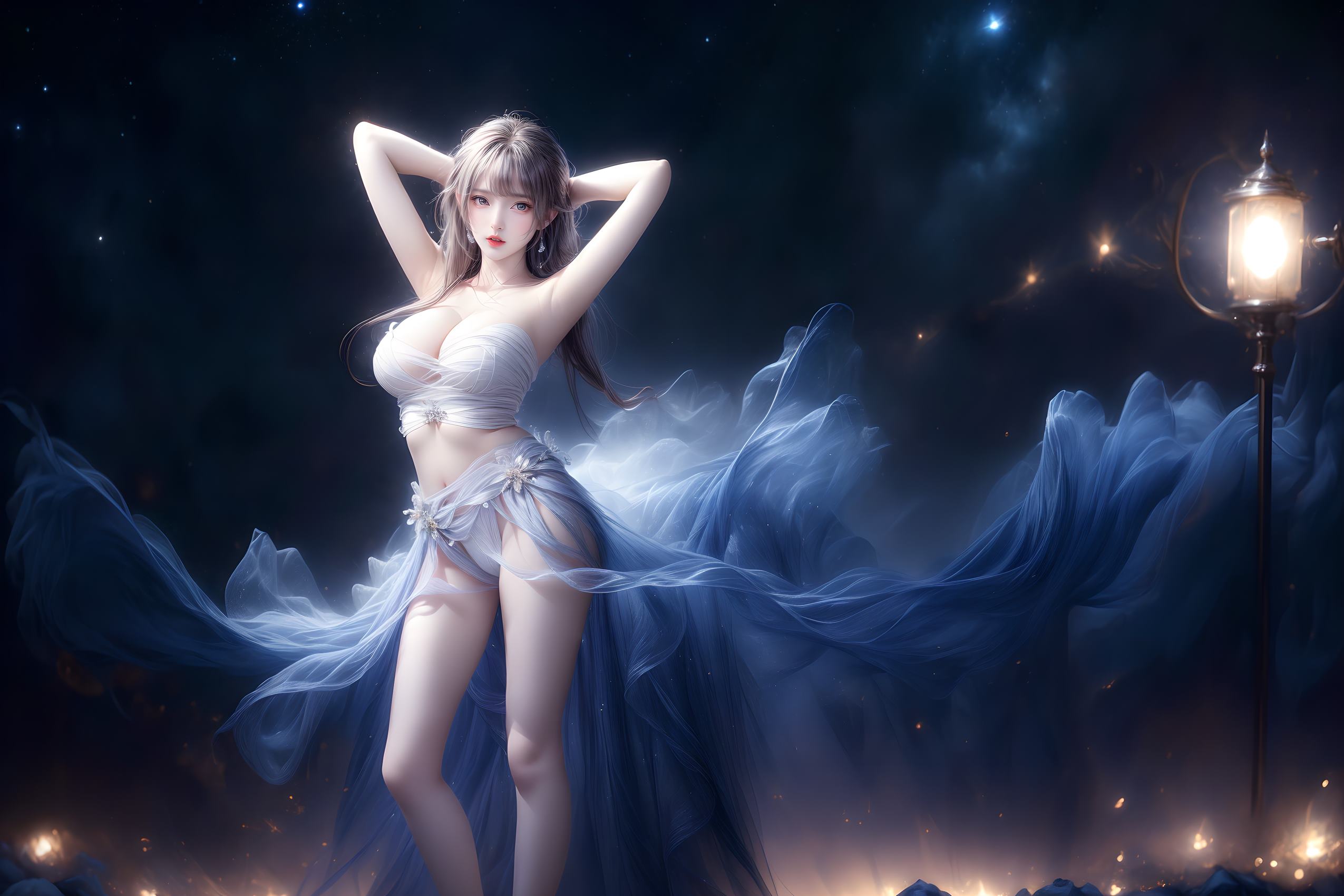 图片[16]-AI绘画 314 紫白少女[95P] – 速更版-美库