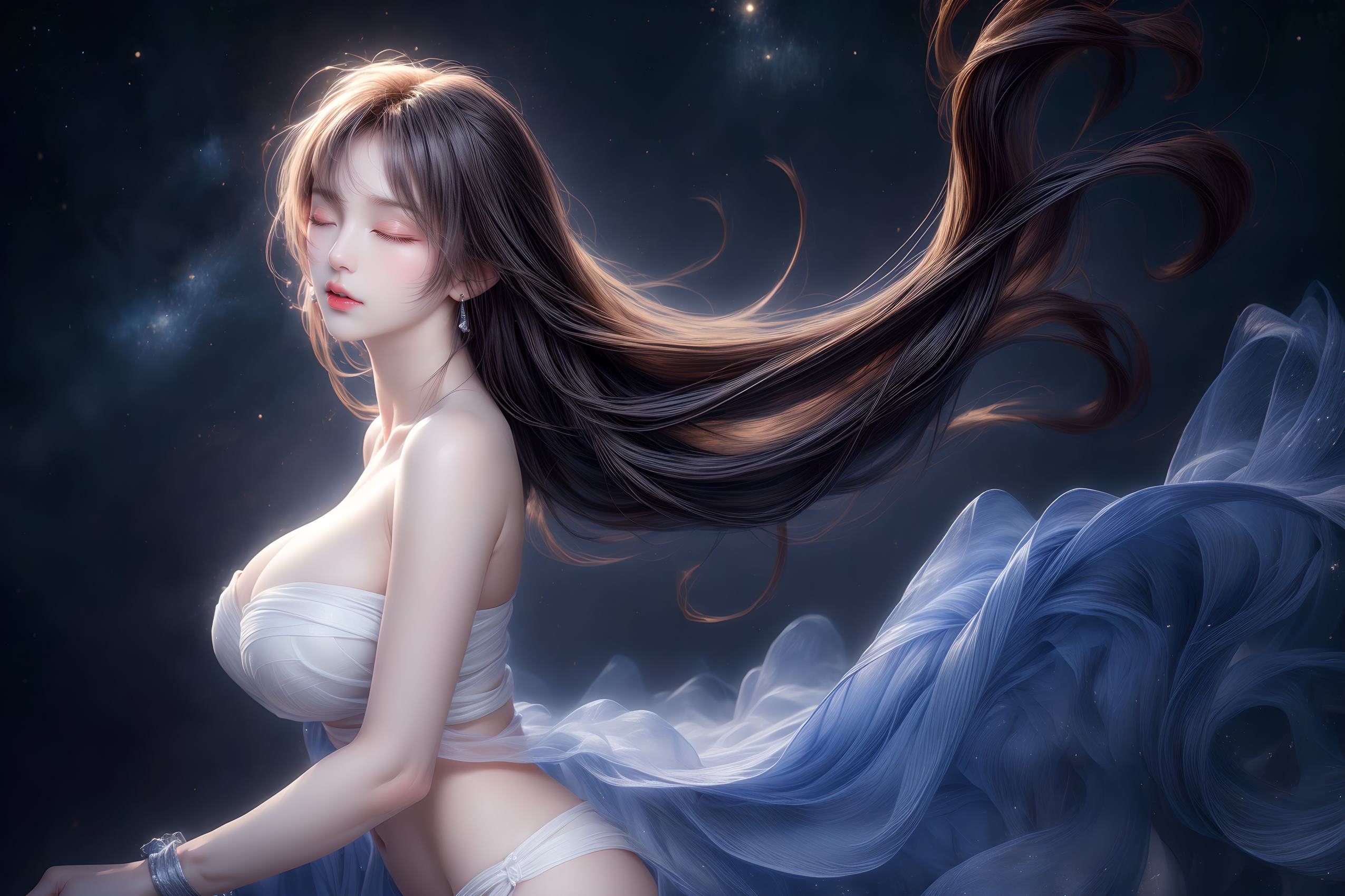 图片[18]-AI绘画 314 紫白少女[95P] – 速更版-美库