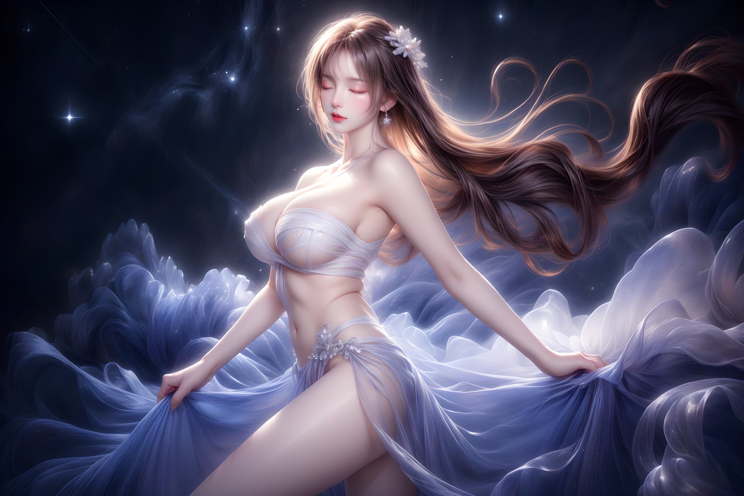 图片[27]-AI绘画 314 紫白少女[95P] – 速更版-美库