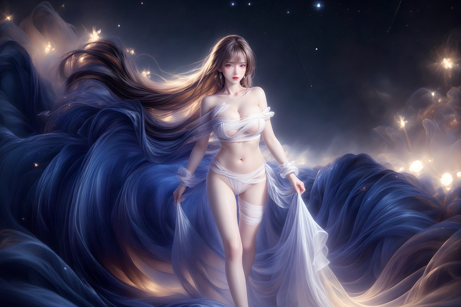 图片[28]-AI绘画 314 紫白少女[95P] – 速更版-美库