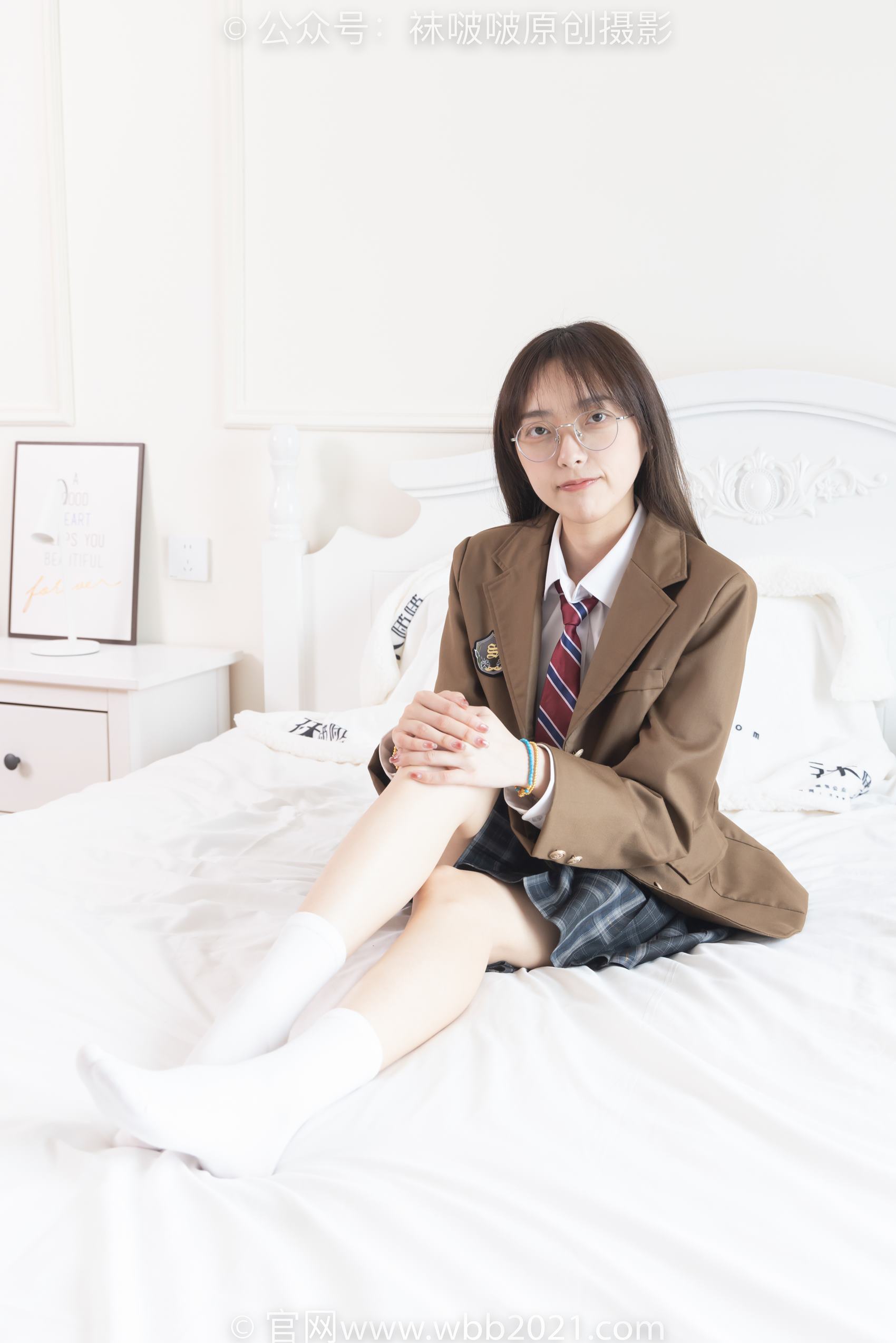 图片[14]-[BoBoSocks袜啵啵]NO.370 稚予-板鞋、白棉袜、灰色棉船袜[140P] – 速更版-美库