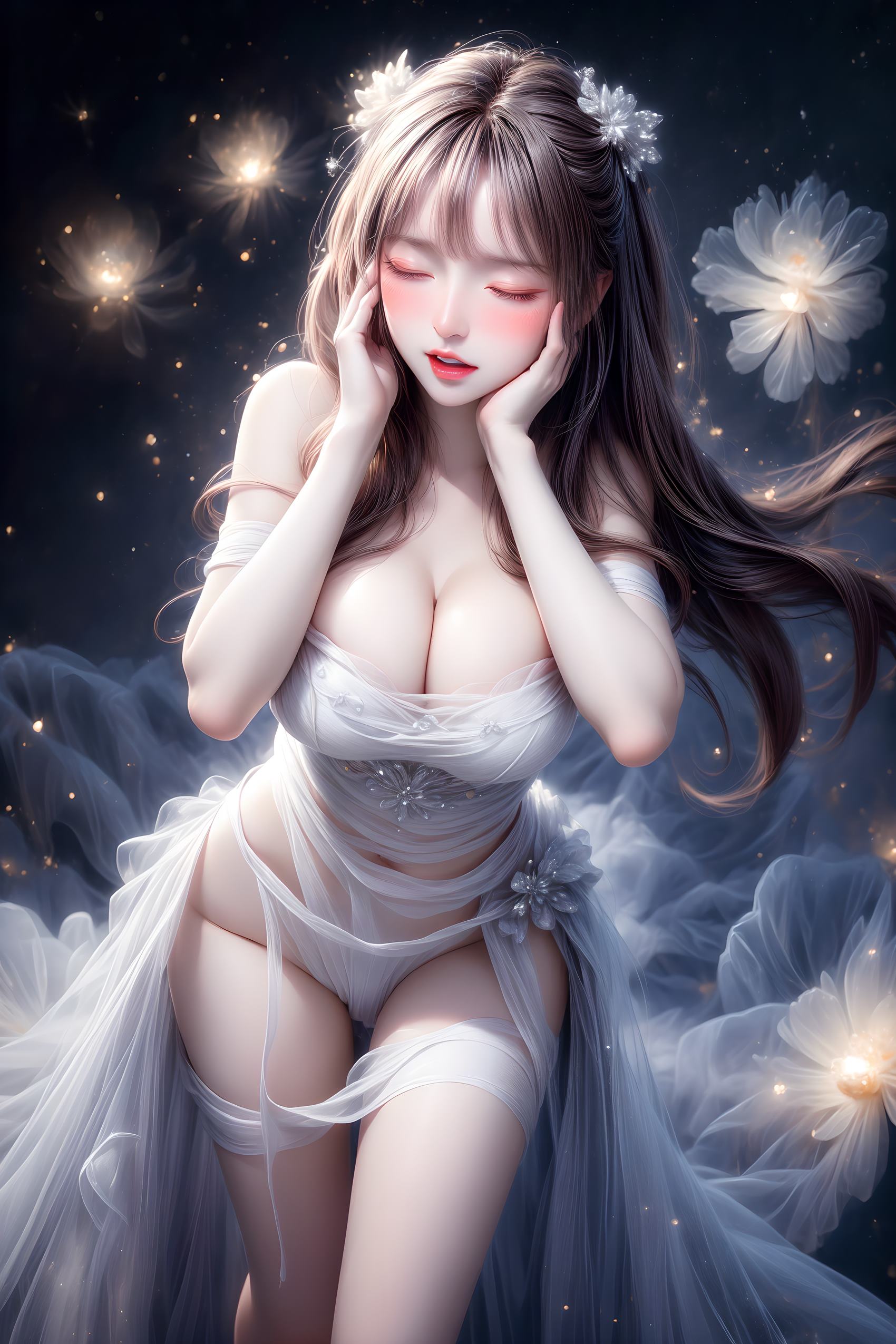 图片[32]-AI绘画 314 紫白少女[95P] – 速更版-美库