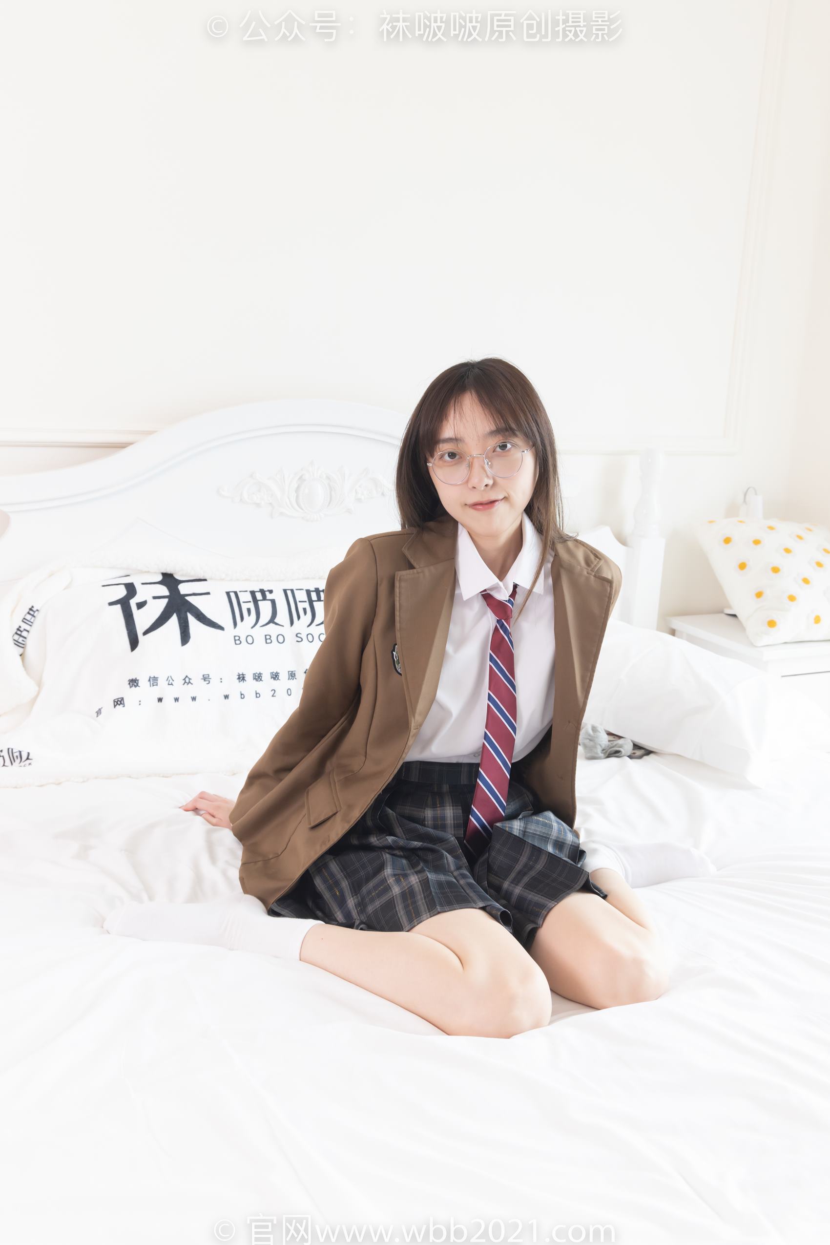 图片[19]-[BoBoSocks袜啵啵]NO.370 稚予-板鞋、白棉袜、灰色棉船袜[140P] – 速更版-美库