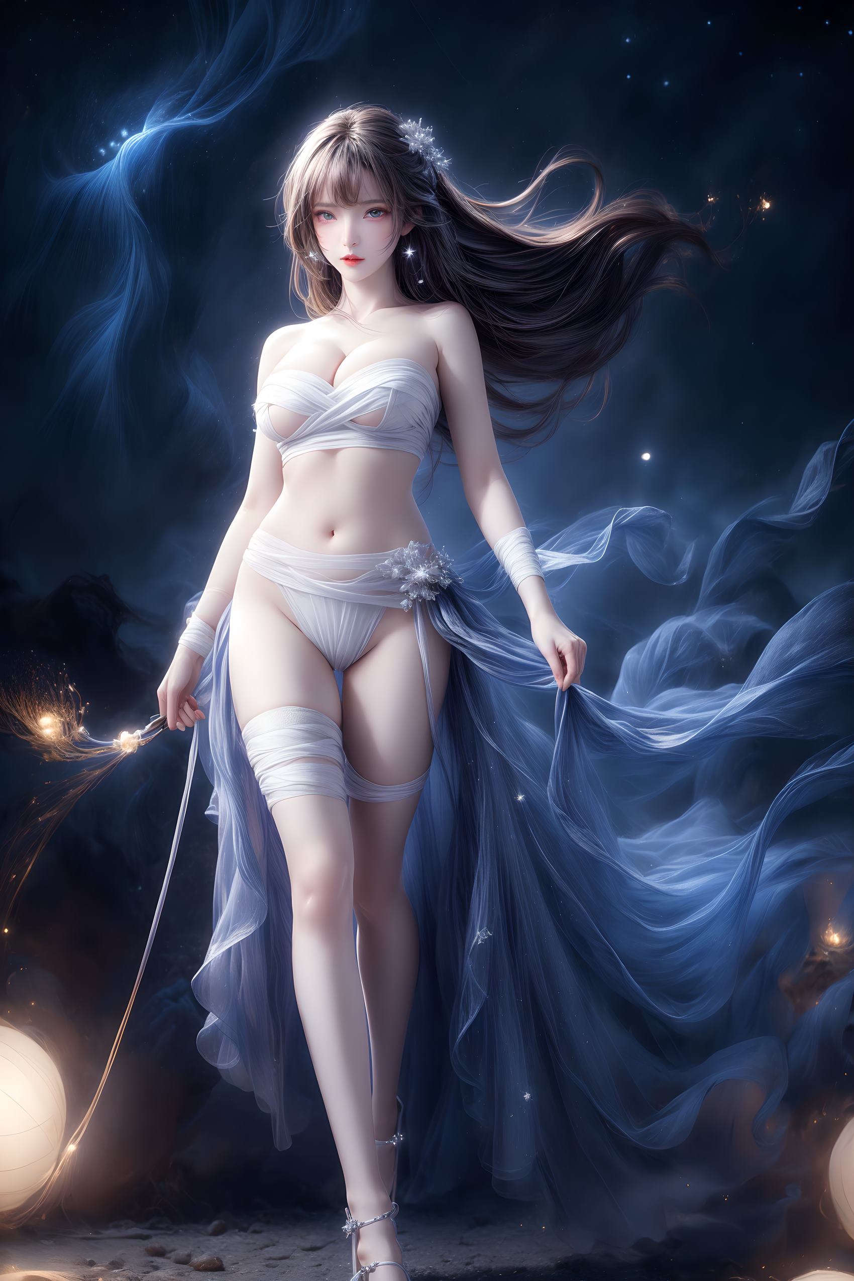 图片[37]-AI绘画 314 紫白少女[95P] – 速更版-美库