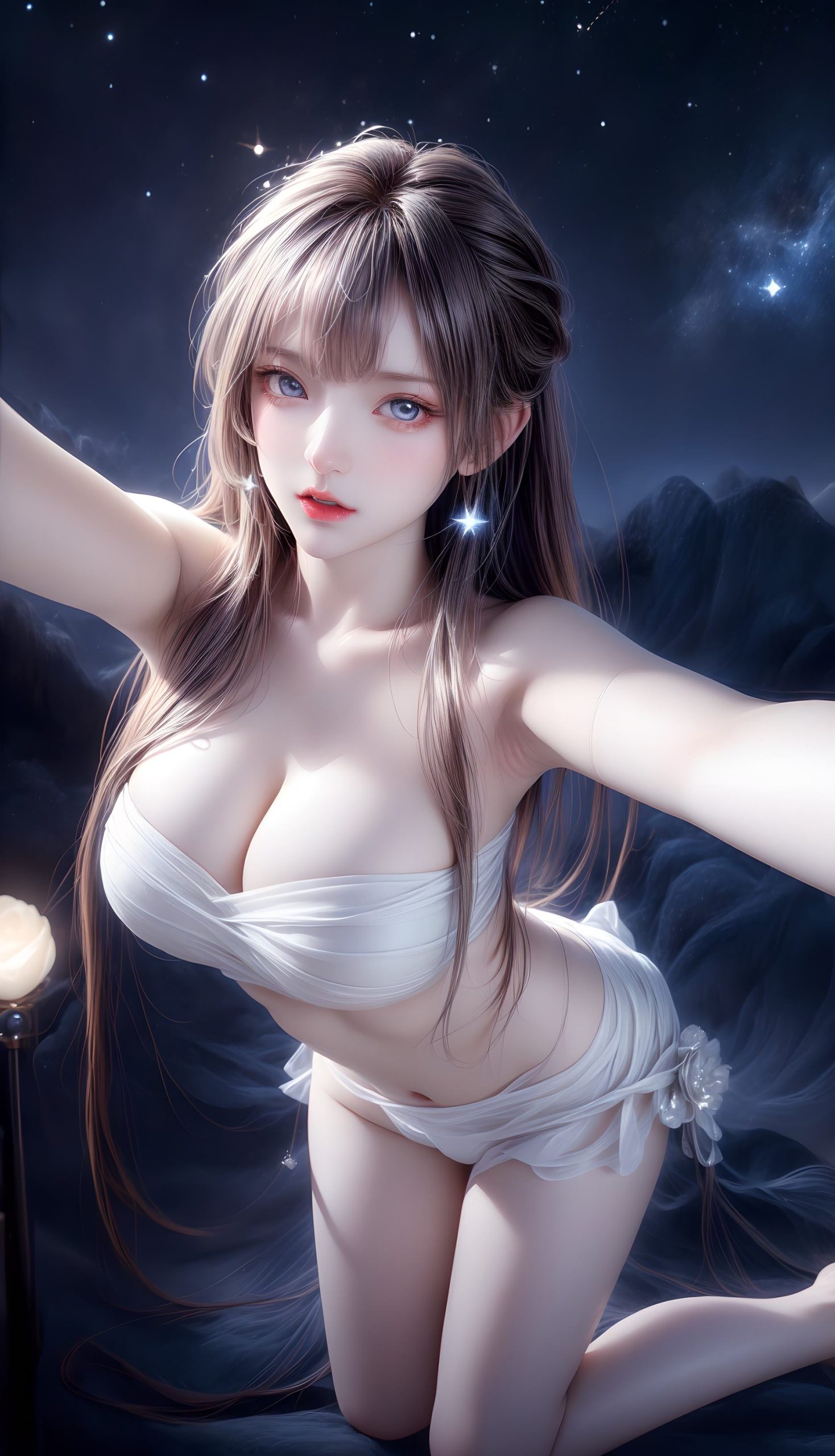 图片[40]-AI绘画 314 紫白少女[95P] – 速更版-美库