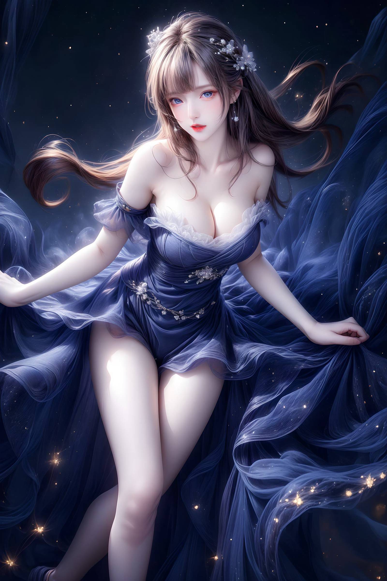 图片[42]-AI绘画 314 紫白少女[95P] – 速更版-美库