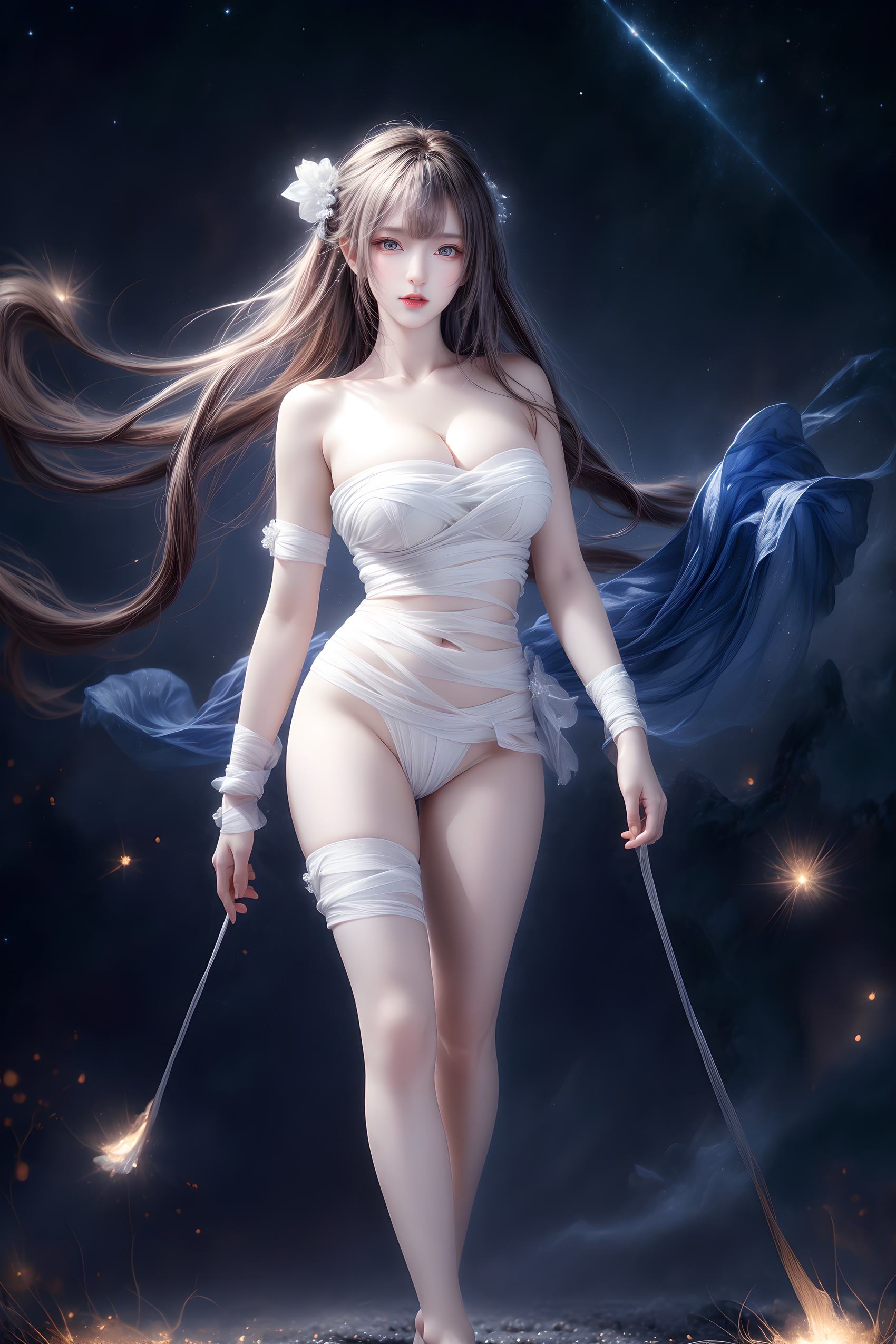 图片[43]-AI绘画 314 紫白少女[95P] – 速更版-美库