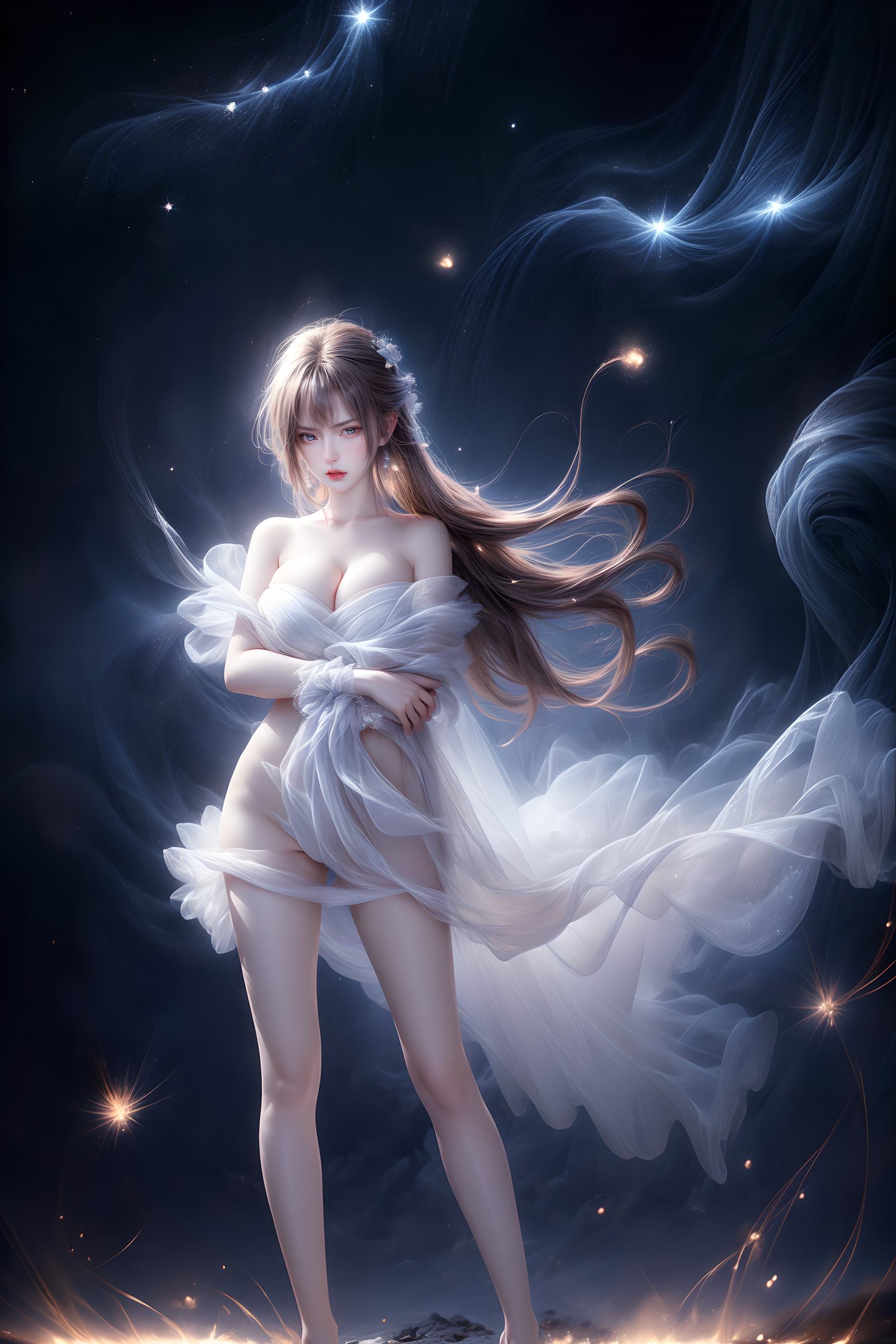 图片[44]-AI绘画 314 紫白少女[95P] – 速更版-美库