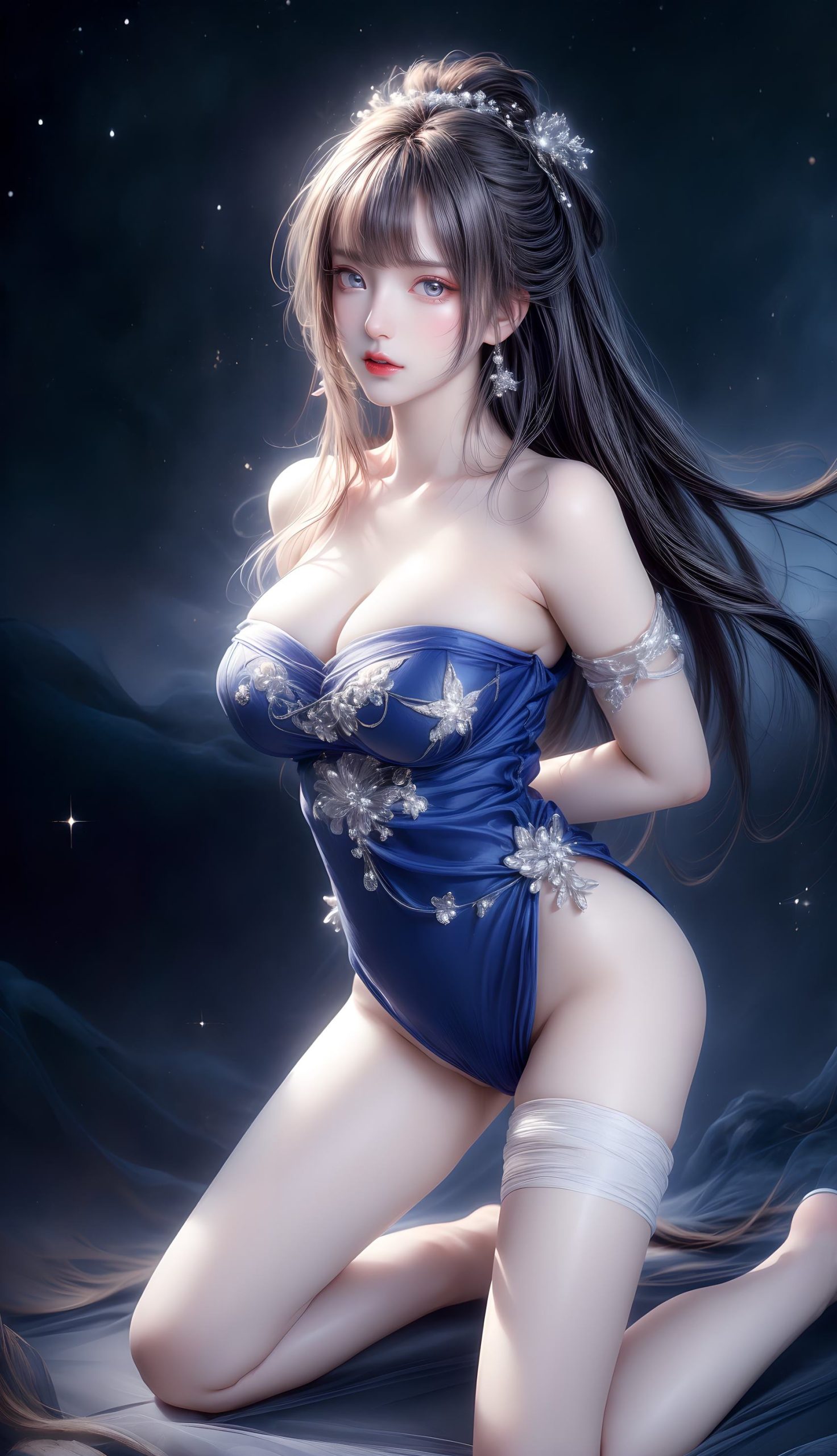 图片[50]-AI绘画 314 紫白少女[95P] – 速更版-美库