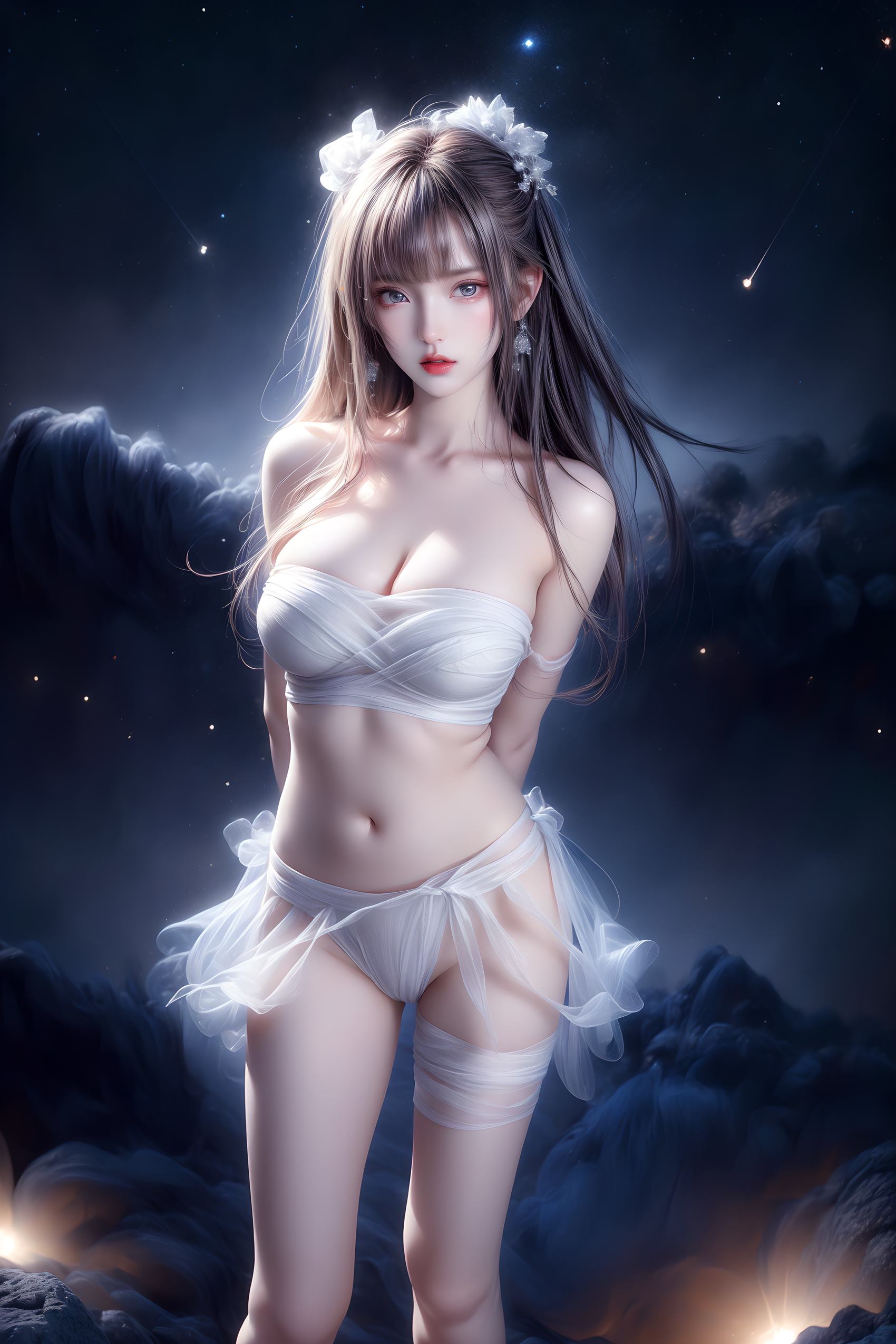 图片[51]-AI绘画 314 紫白少女[95P] – 速更版-美库