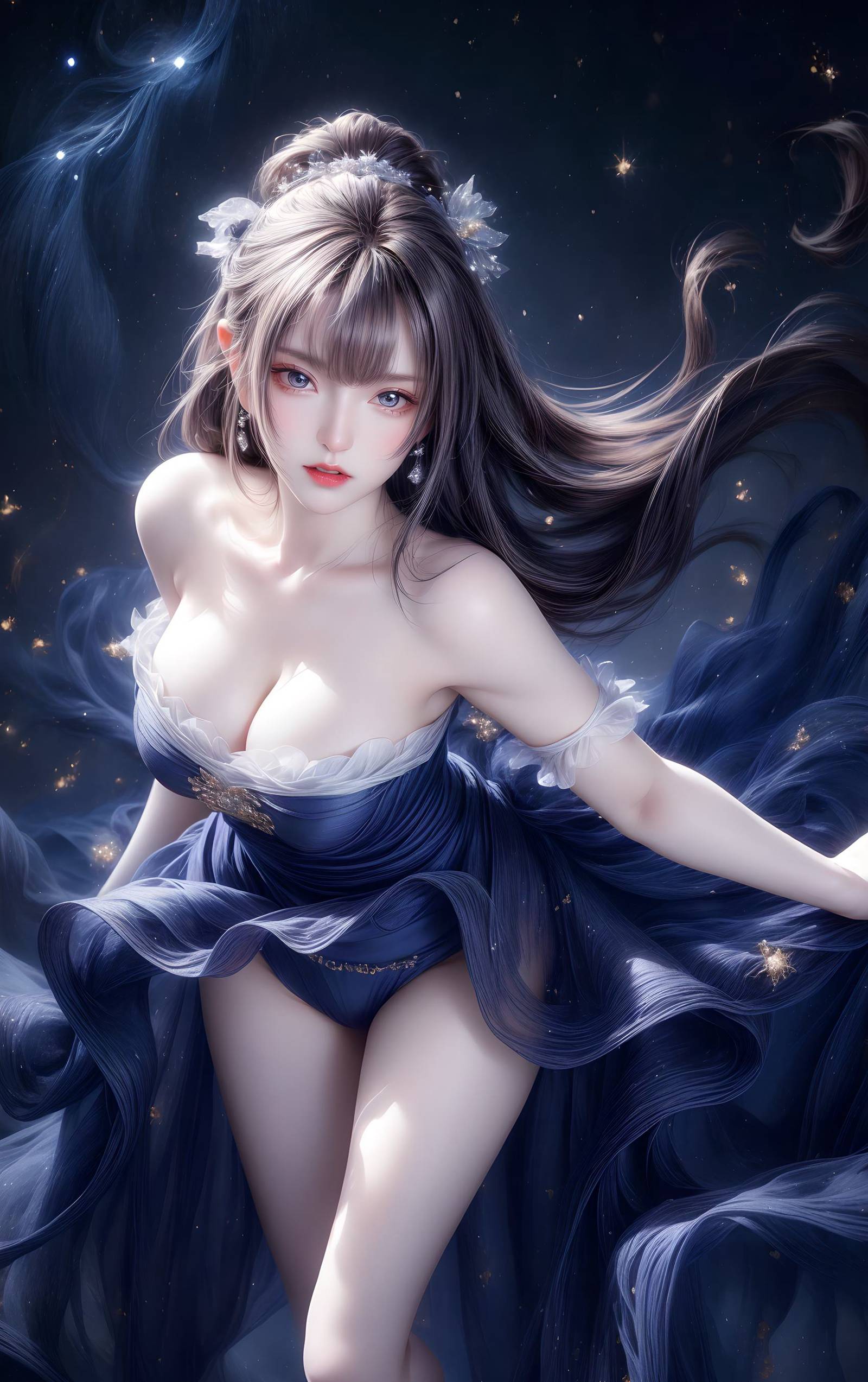 图片[55]-AI绘画 314 紫白少女[95P] – 速更版-美库