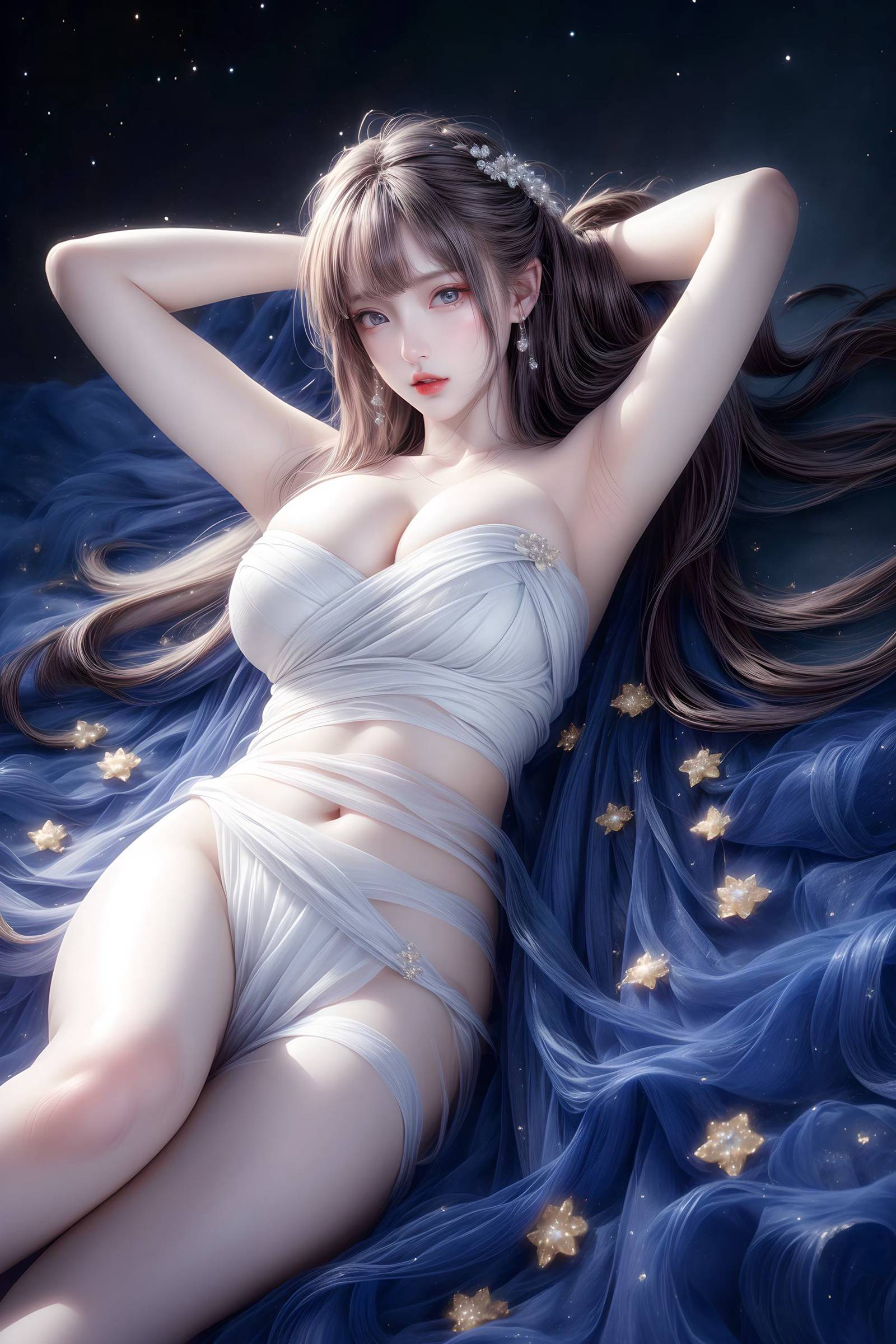 图片[56]-AI绘画 314 紫白少女[95P] – 速更版-美库