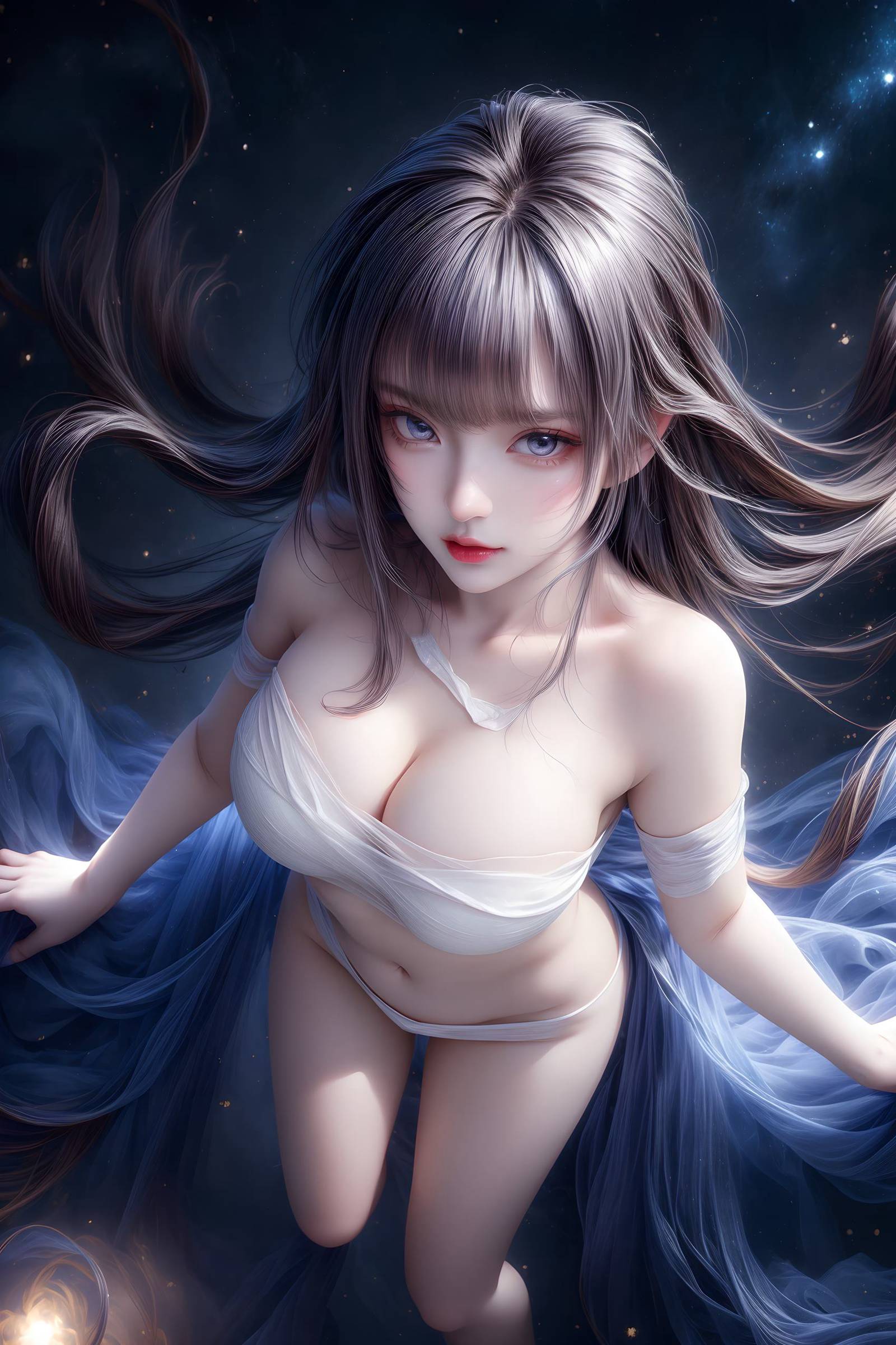 图片[60]-AI绘画 314 紫白少女[95P] – 速更版-美库