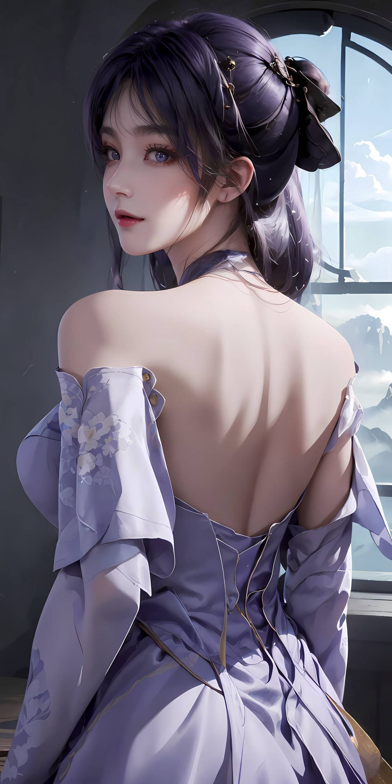 图片[40]-AI绘画 315 姬紫月[52P] – 速更版-美库