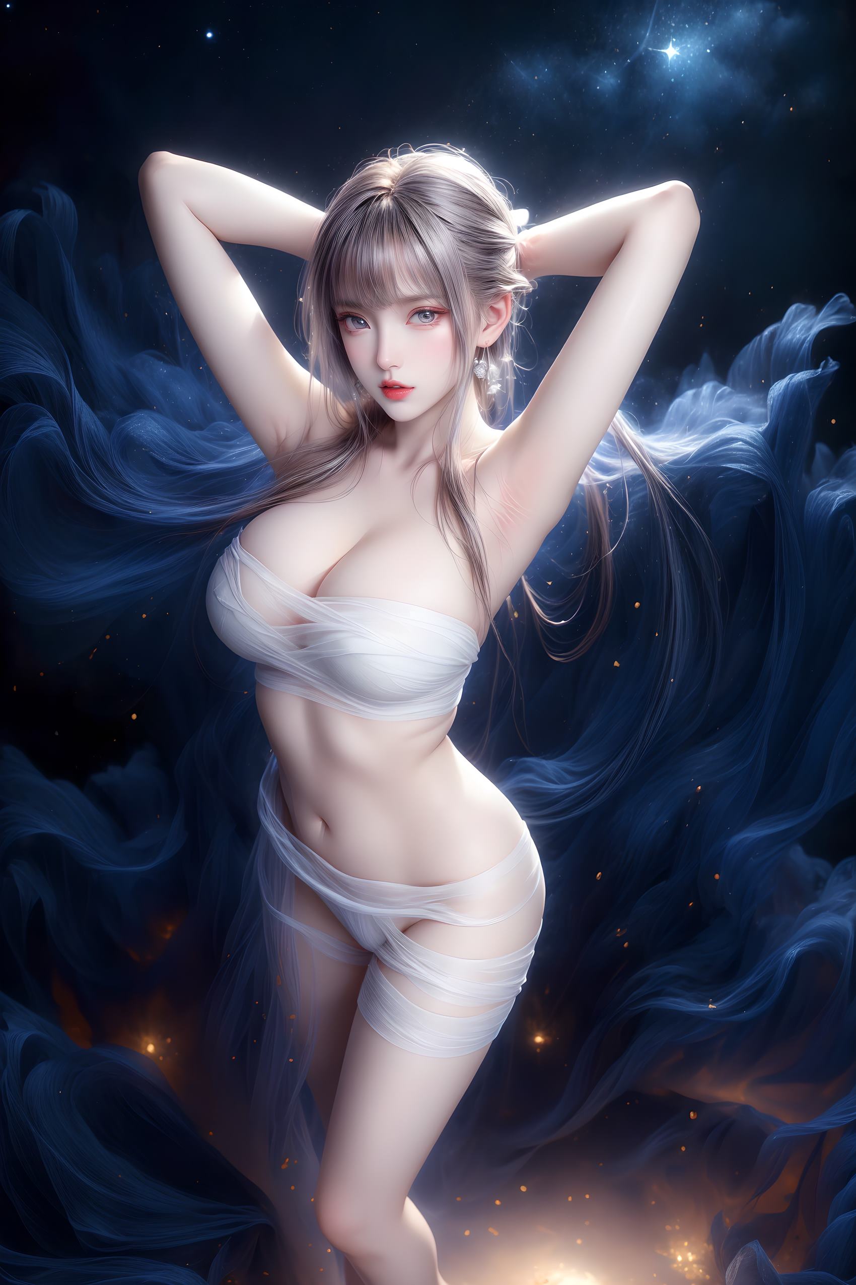 图片[63]-AI绘画 314 紫白少女[95P] – 速更版-美库