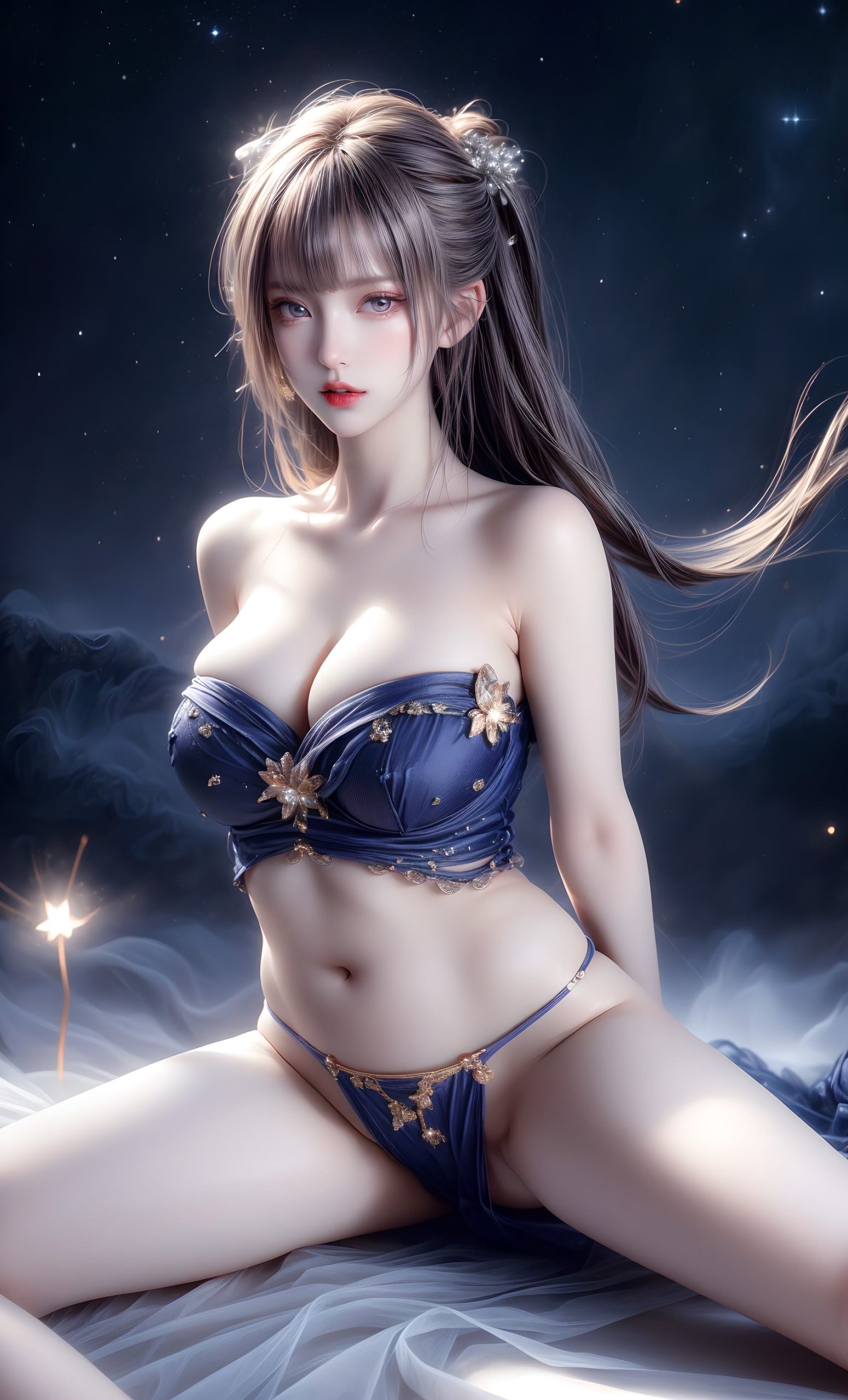 图片[64]-AI绘画 314 紫白少女[95P] – 速更版-美库